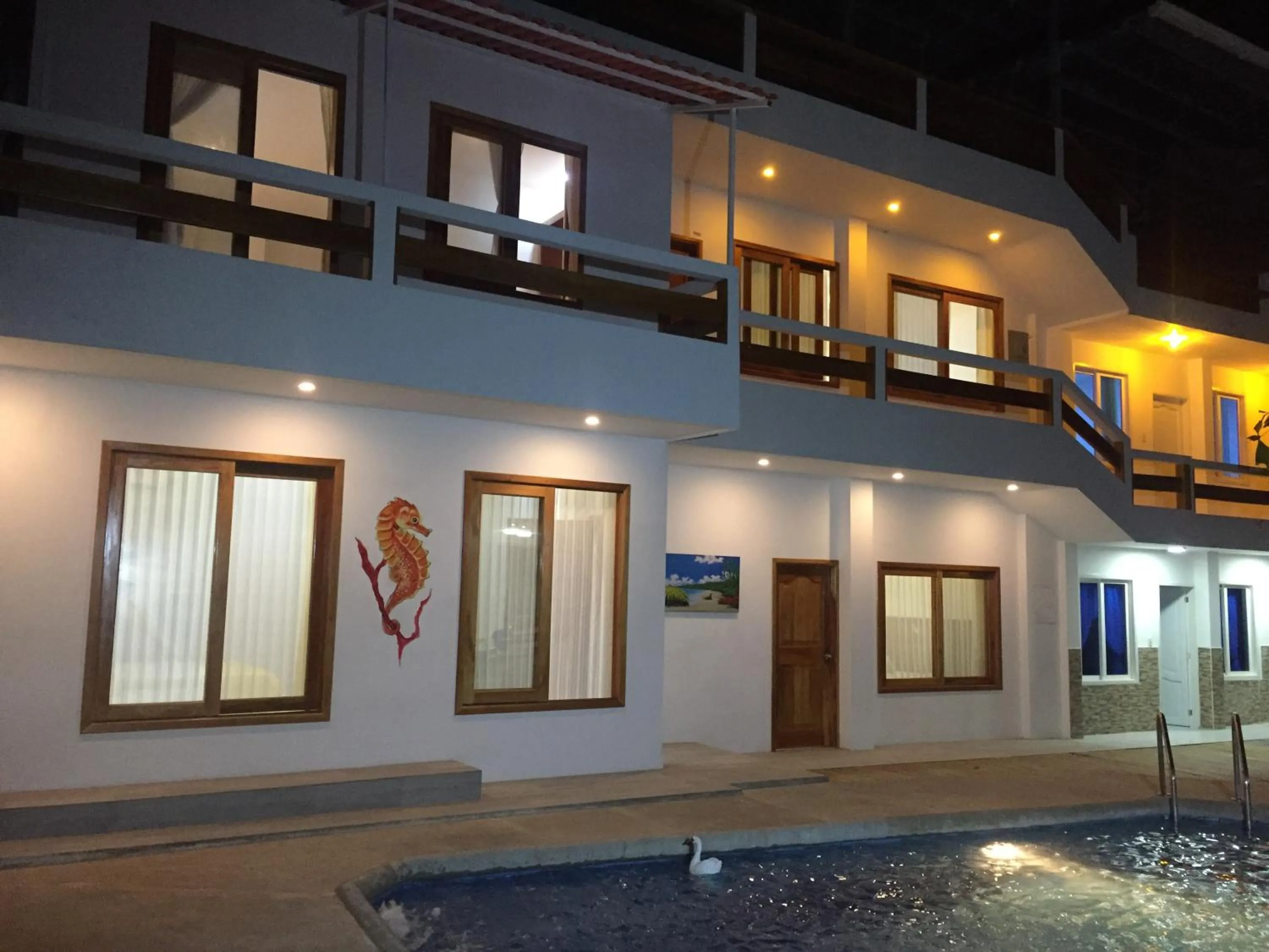 Property building in Galápagos Isabela Hotel Loja