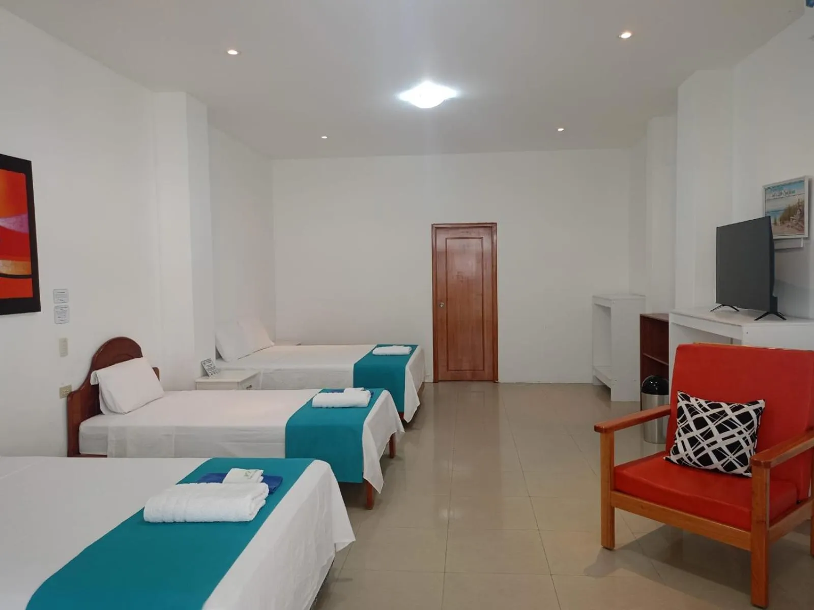 Bedroom, Bed in Galápagos Isabela Hotel Loja