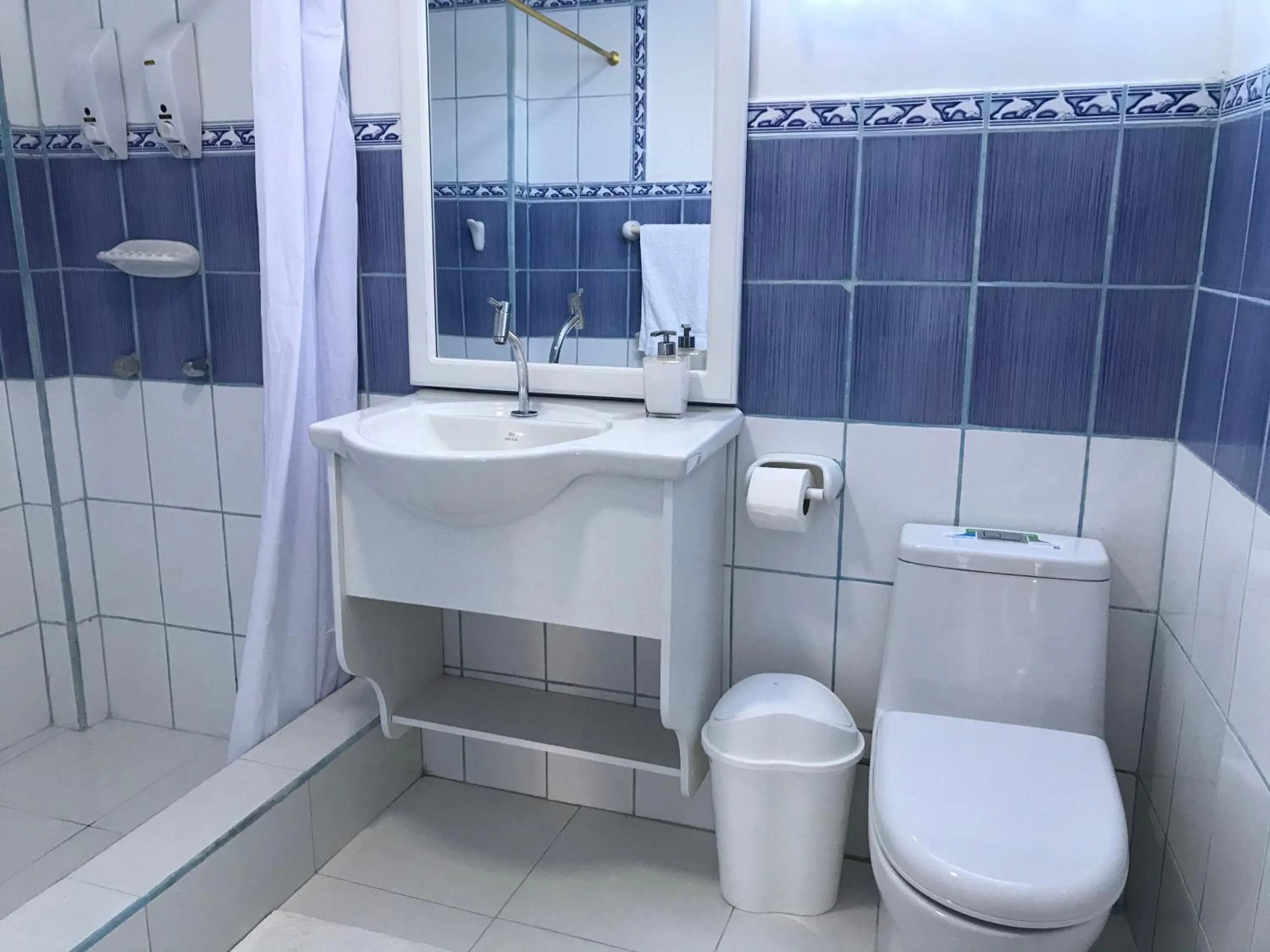 Bathroom in Galápagos Isabela Hotel Loja