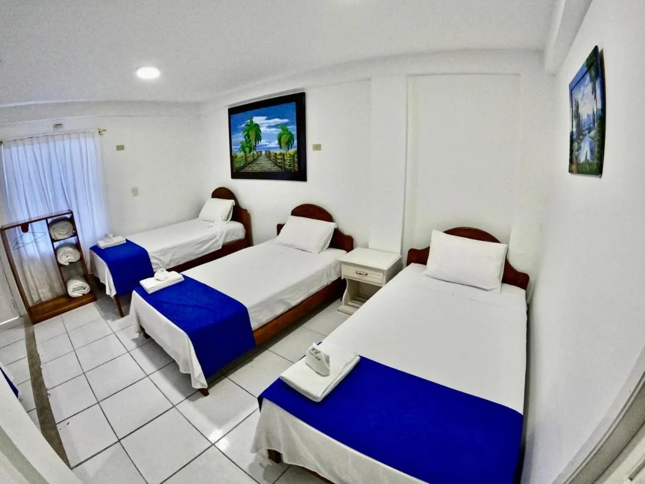 Bedroom, Bed in Galápagos Isabela Hotel Loja