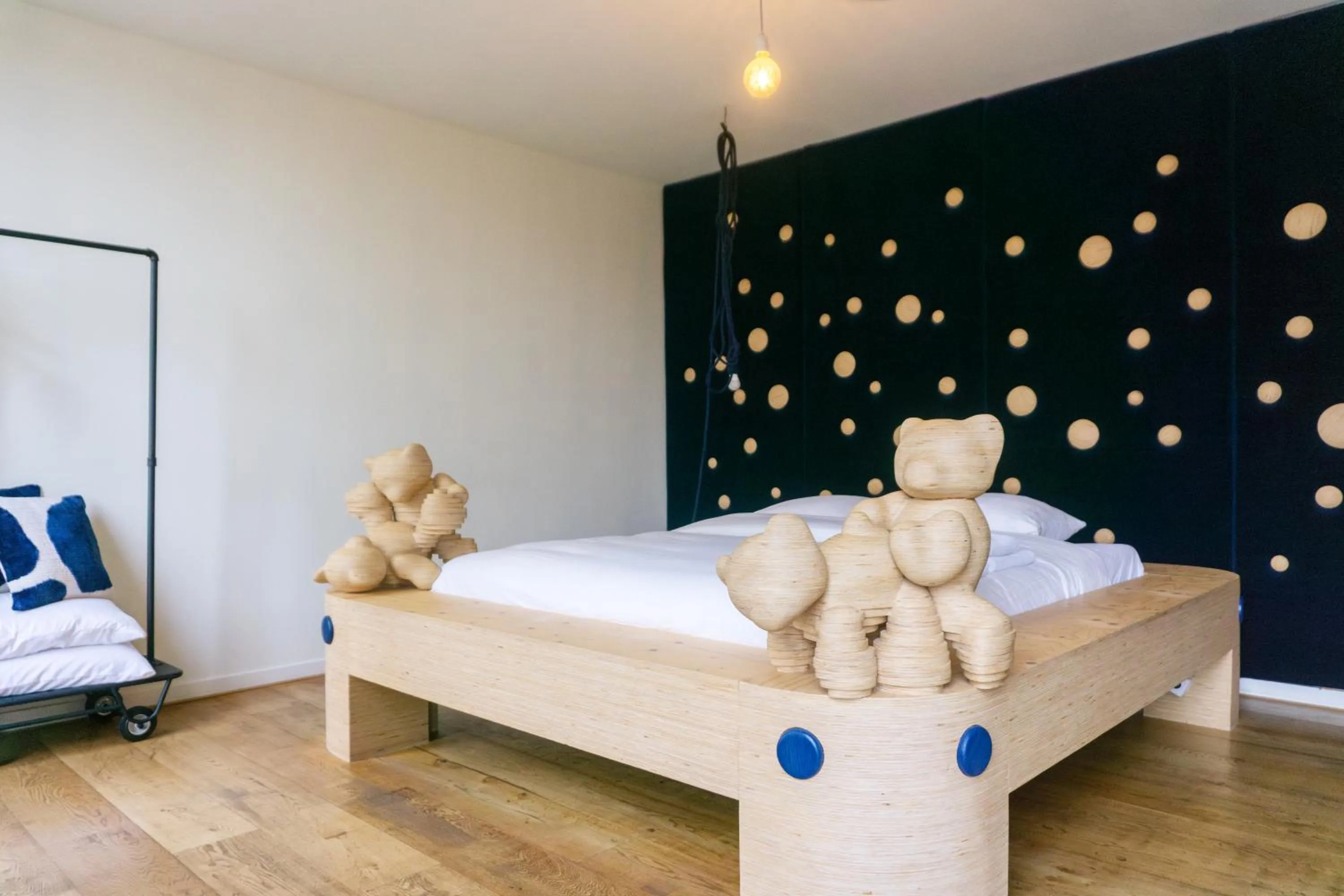 Bed in Hotel in het huis van Deventer