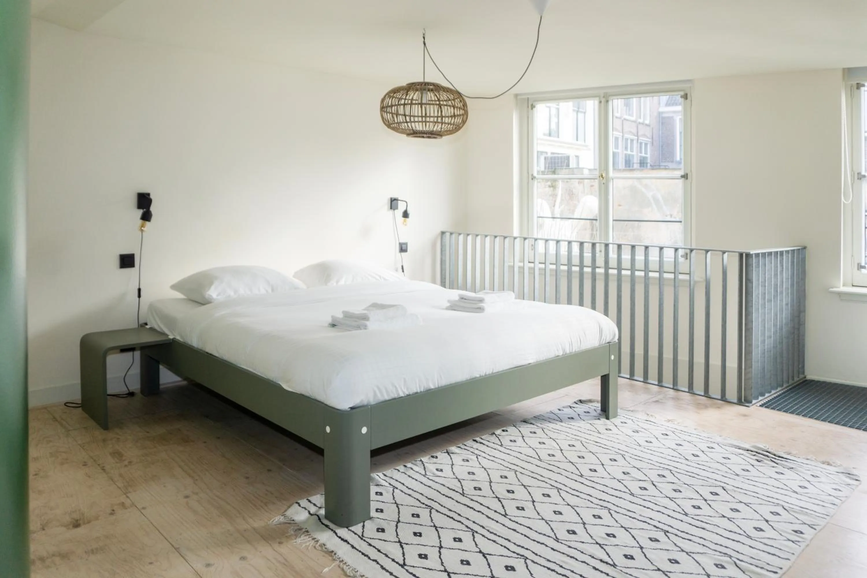 Bed in Hotel in het huis van Deventer