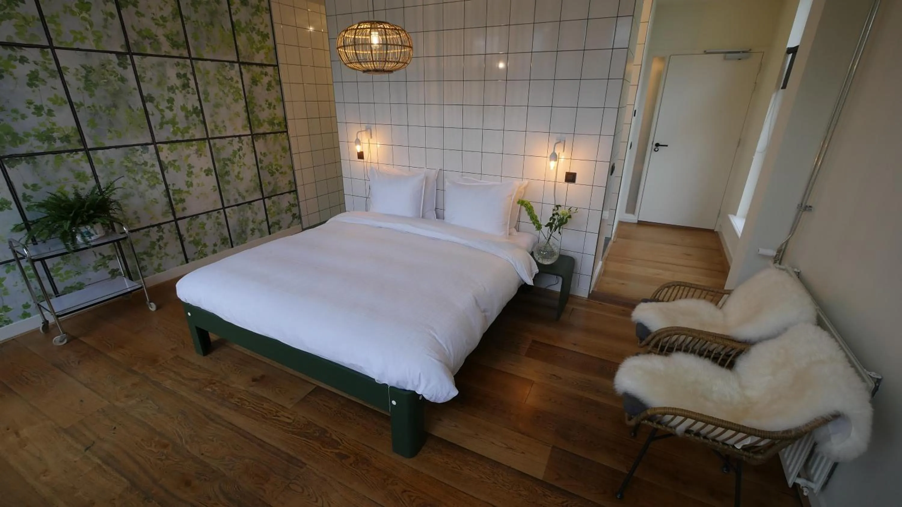 Bed in Hotel in het huis van Deventer