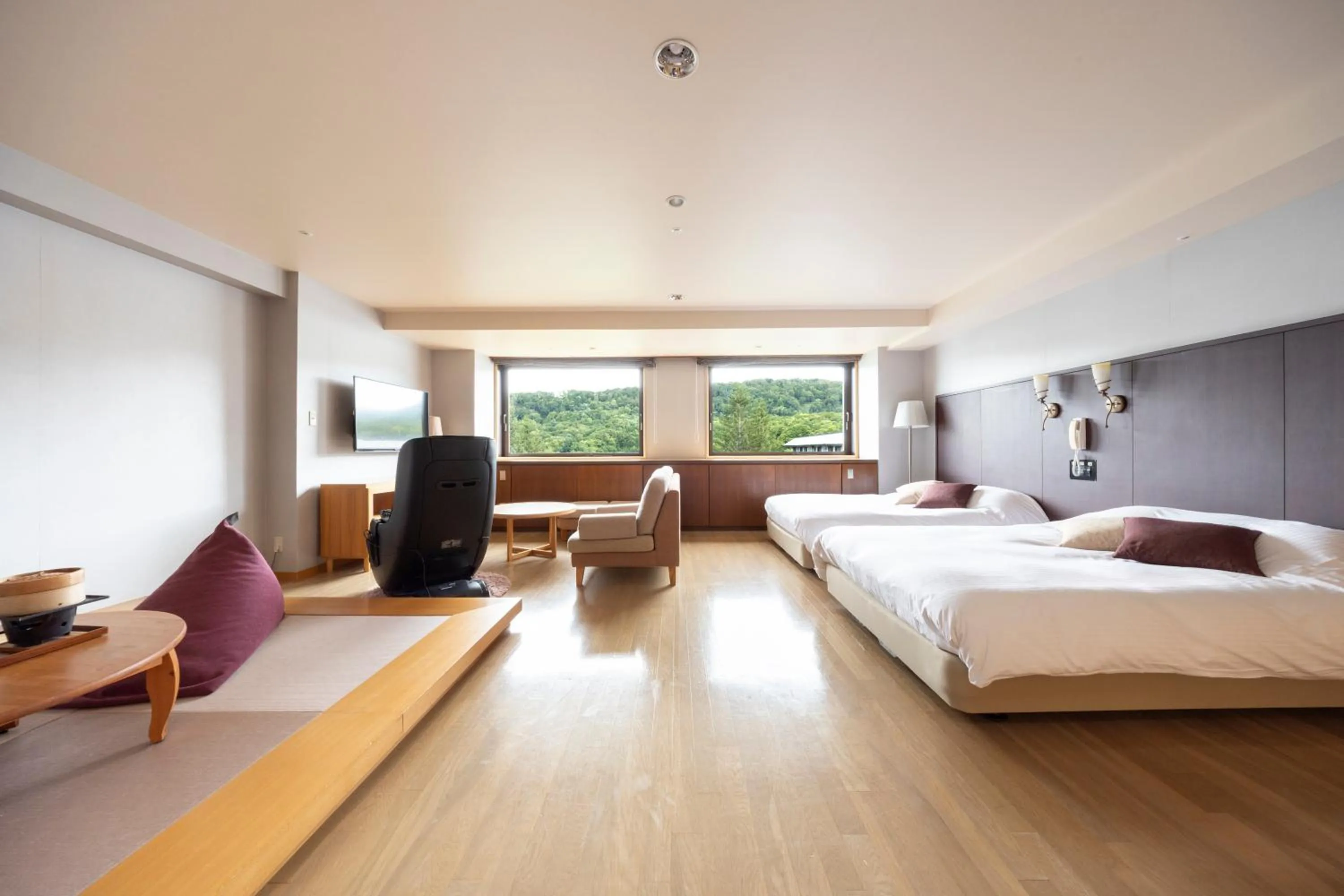 Bed in Hotel Kanronomori