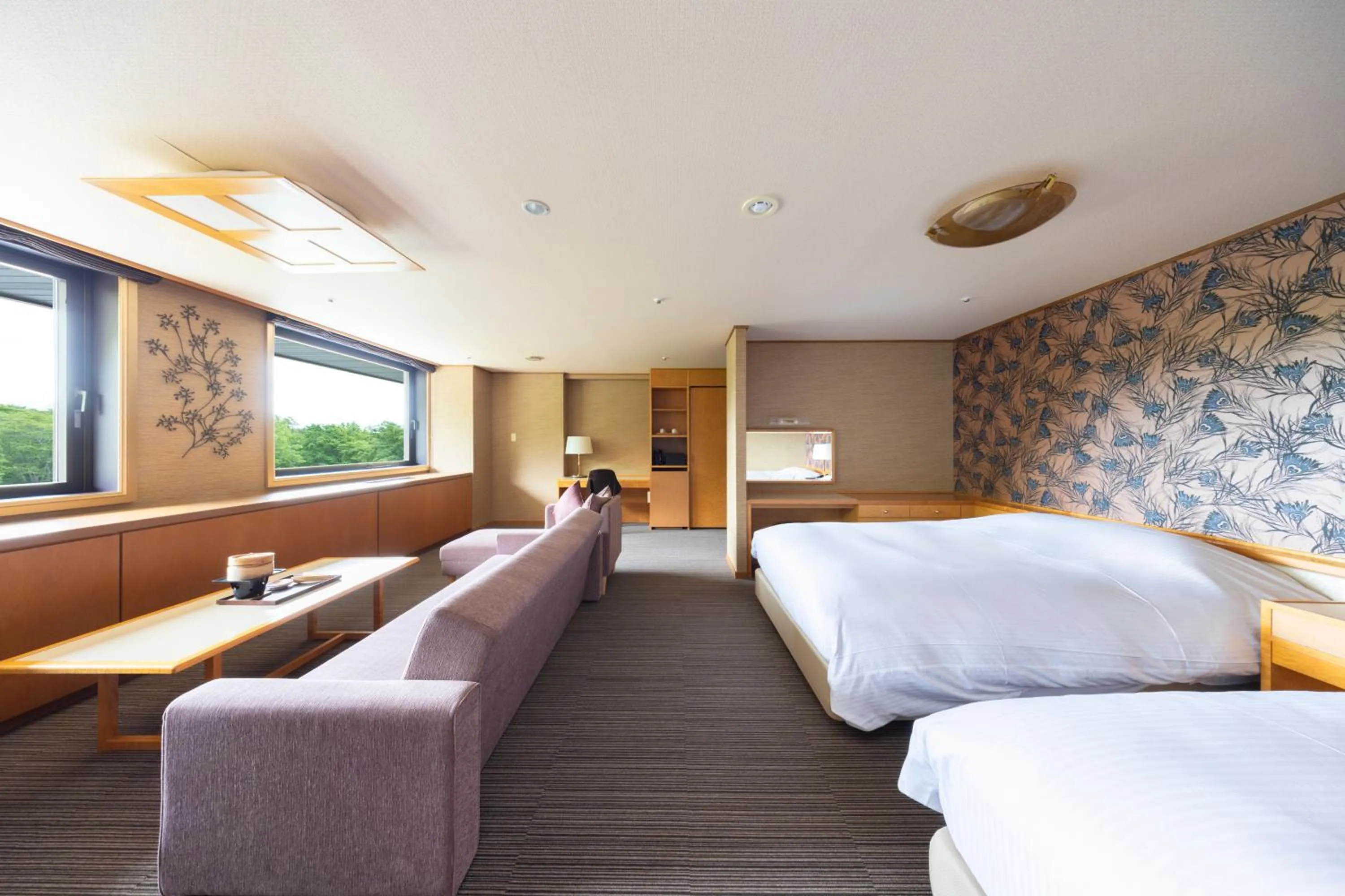 Bed in Hotel Kanronomori