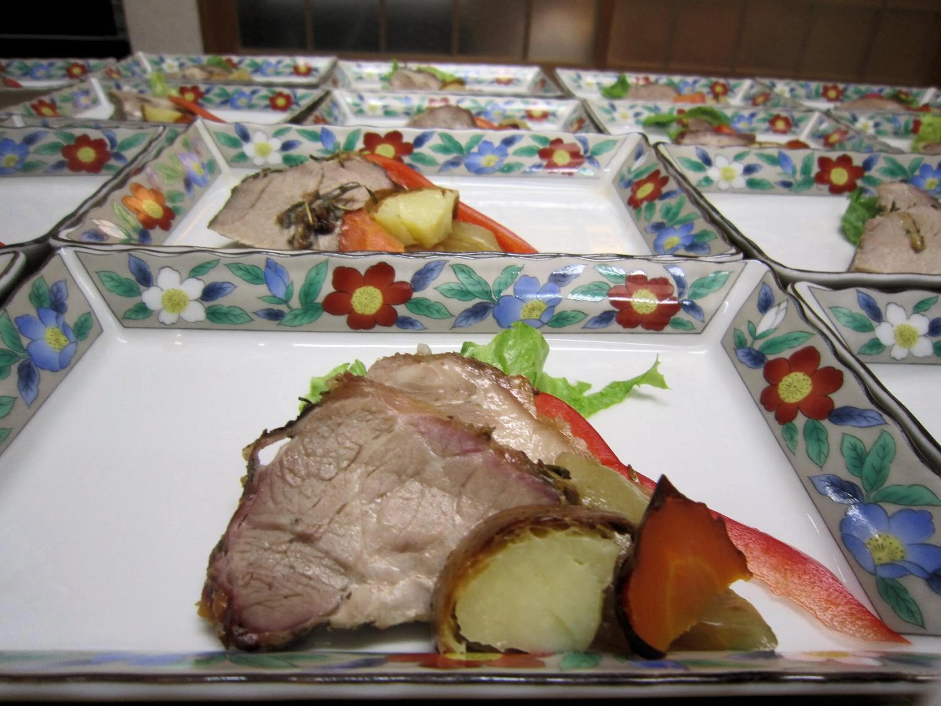 Dinner in Ryokan Taishoro