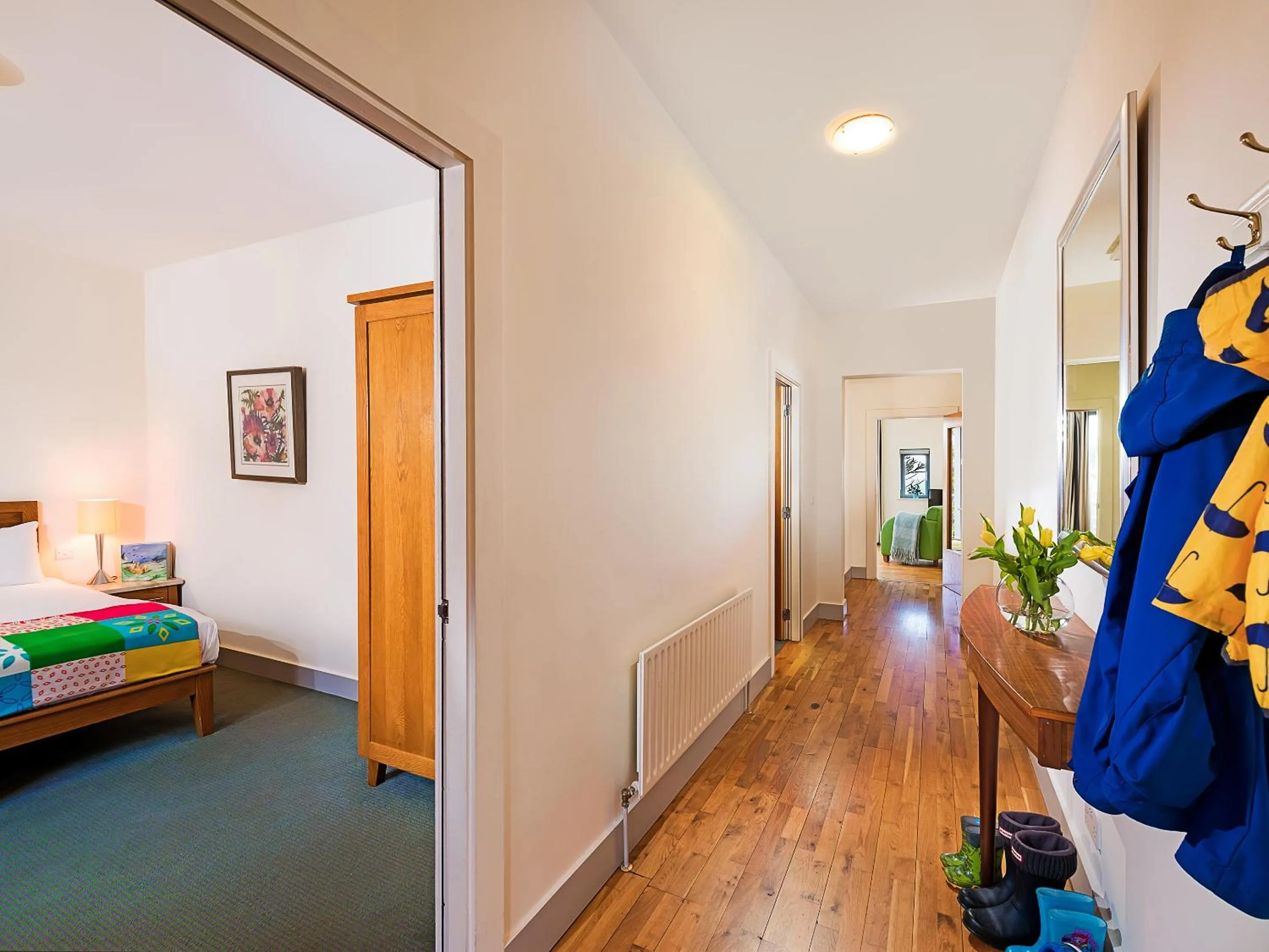 Decorative detail, Bed in Mulranny Park Hotel