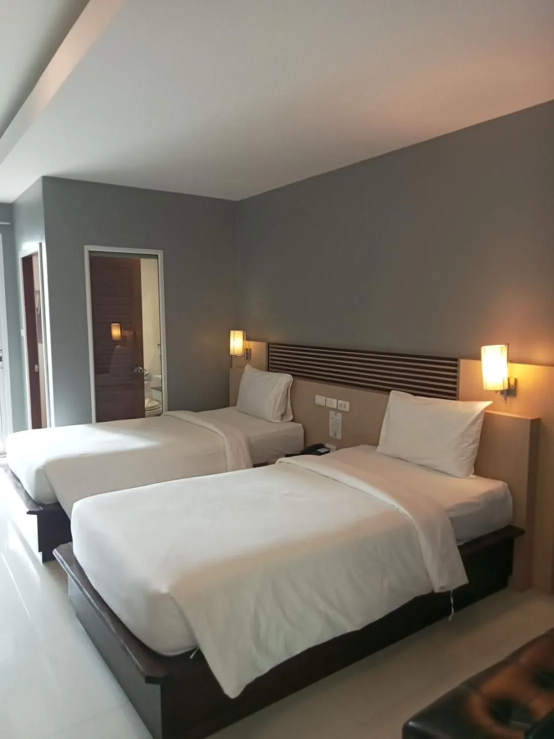 Bed in Green Hotel and Resort