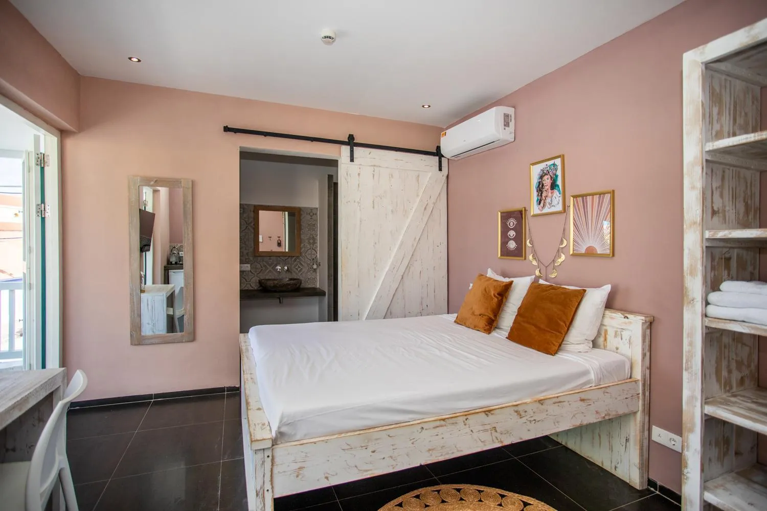 Bed in BOHO Bohemian Boutique Hotel