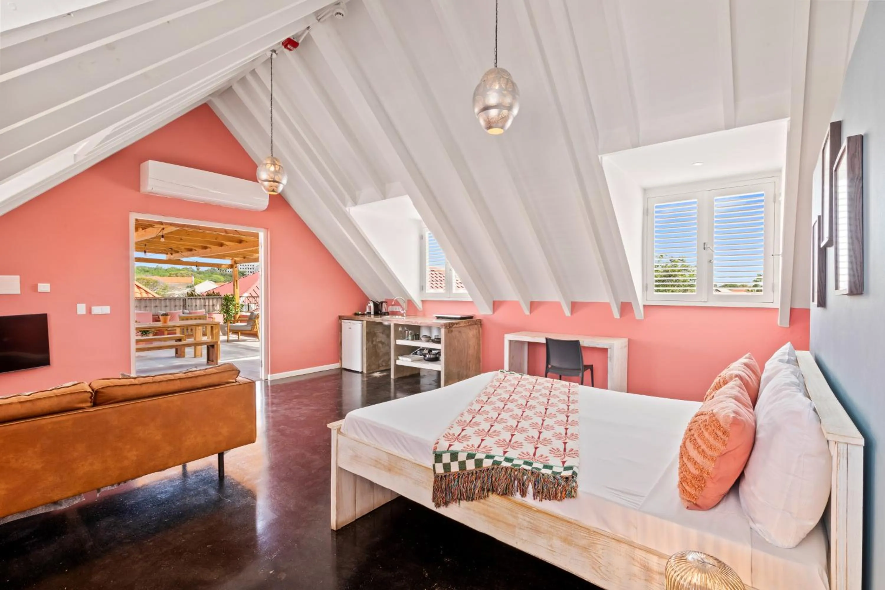 Bed in BOHO Bohemian Boutique Hotel