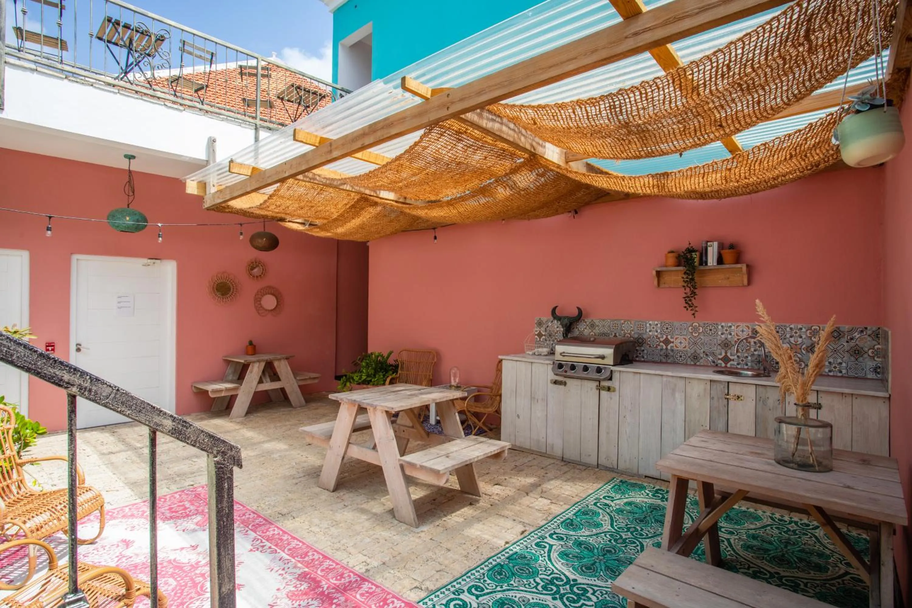 Patio in BOHO Bohemian Boutique Hotel