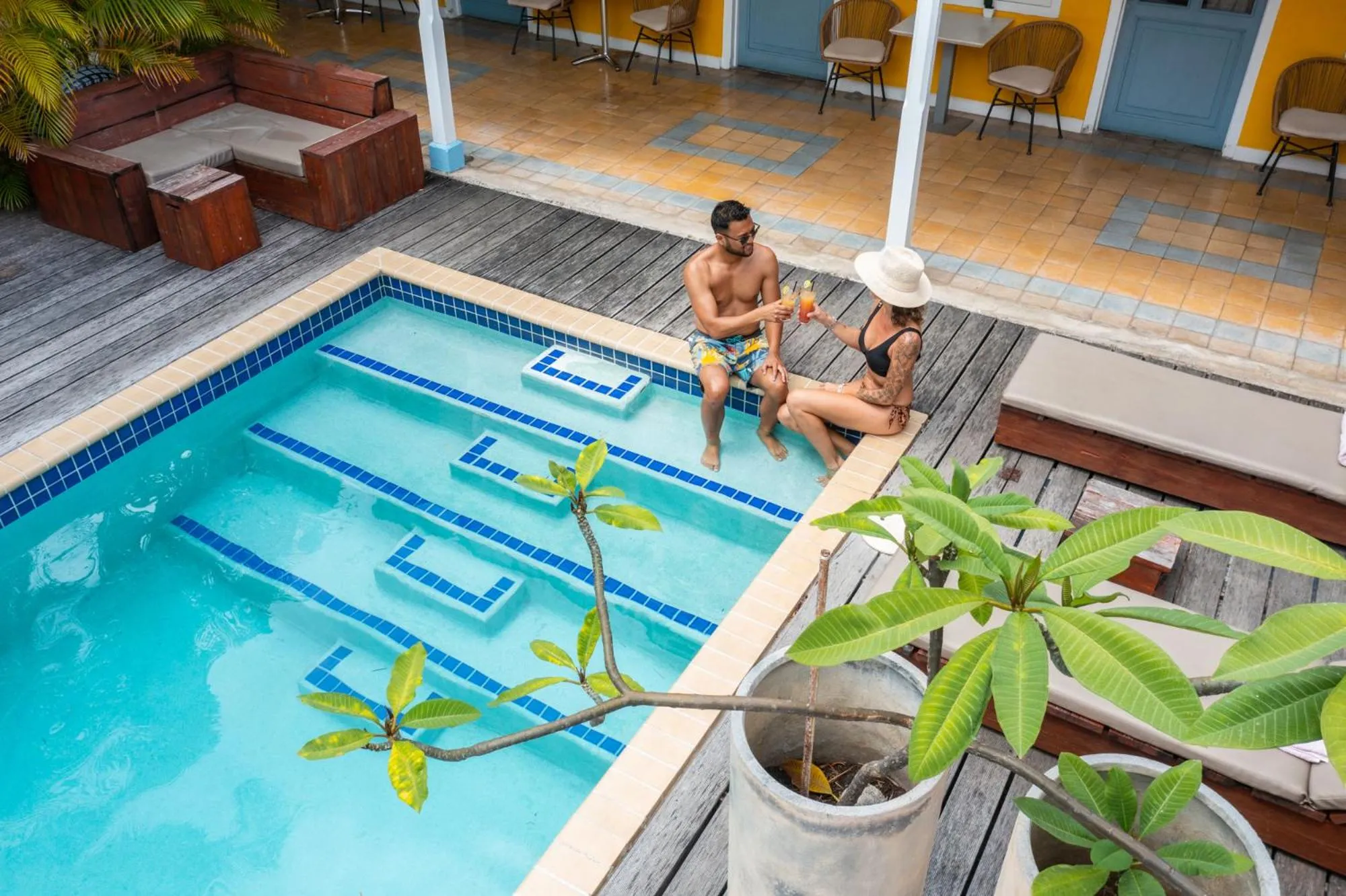 Garden in BOHO Bohemian Boutique Hotel