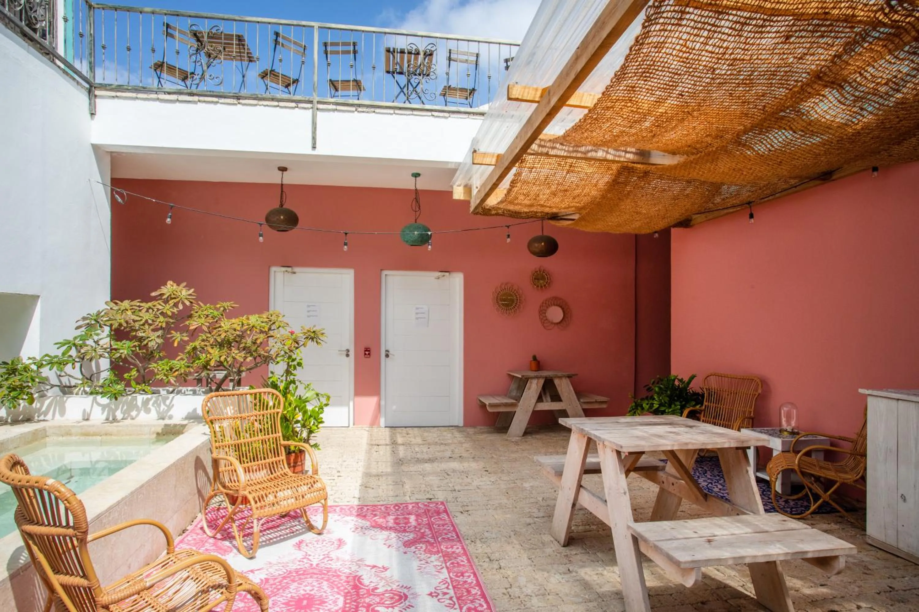 Patio in BOHO Bohemian Boutique Hotel