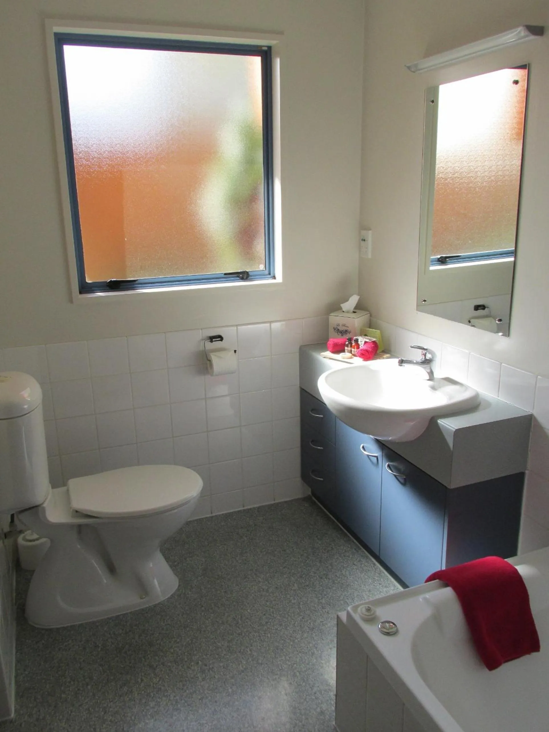 Bathroom in Addington Court Motel