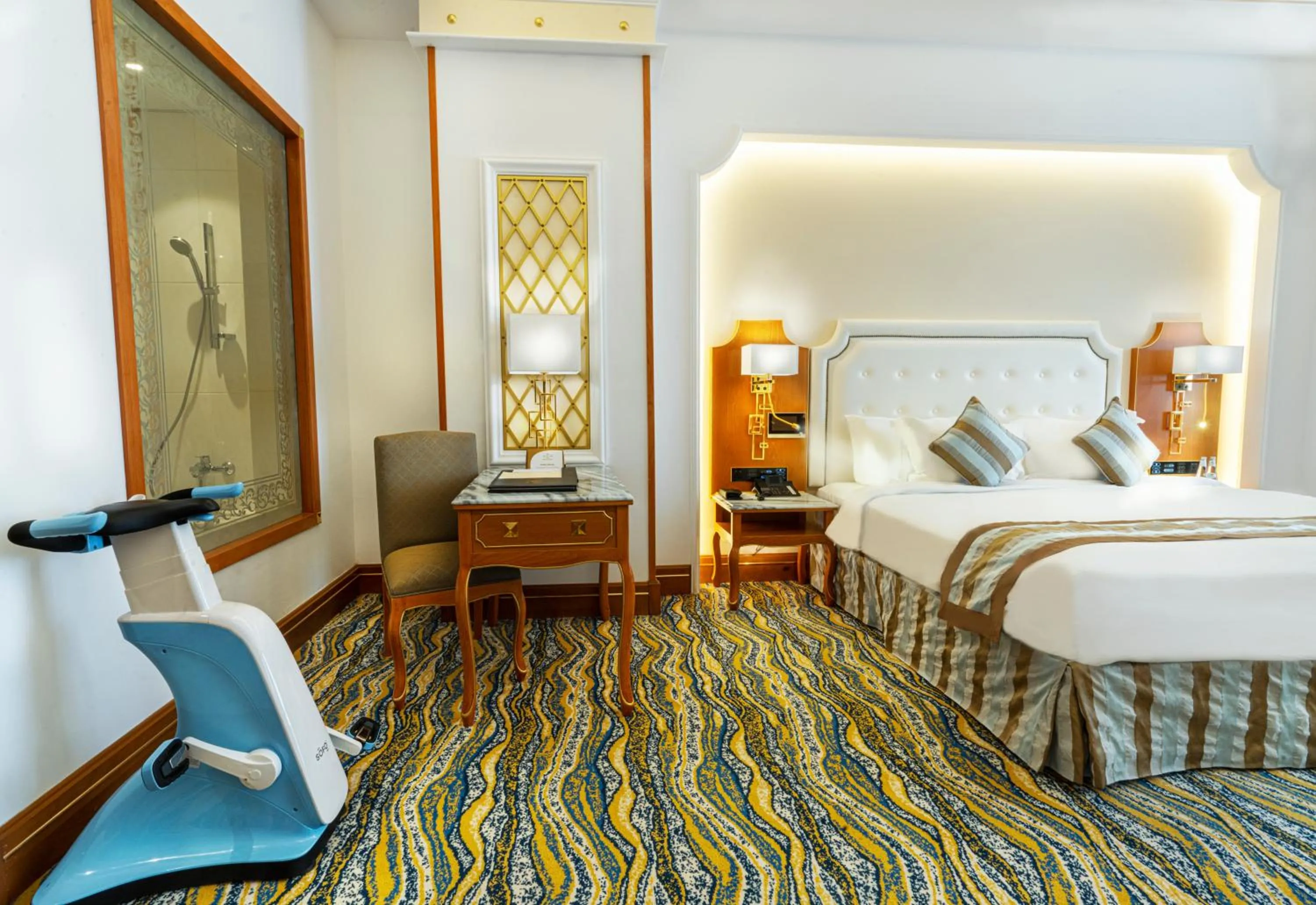 Bed in Iridium Hotel