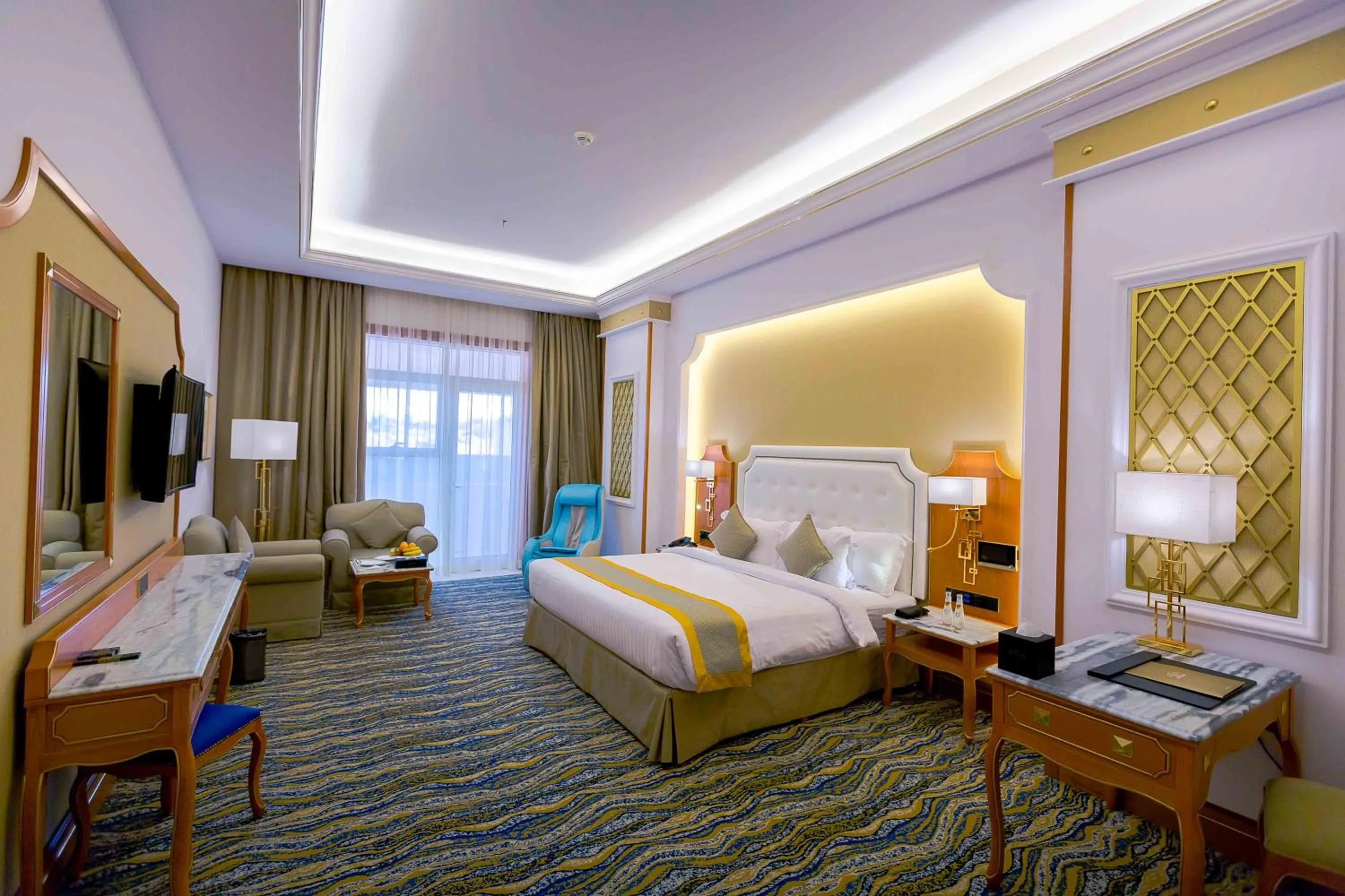 Bed in Iridium Hotel