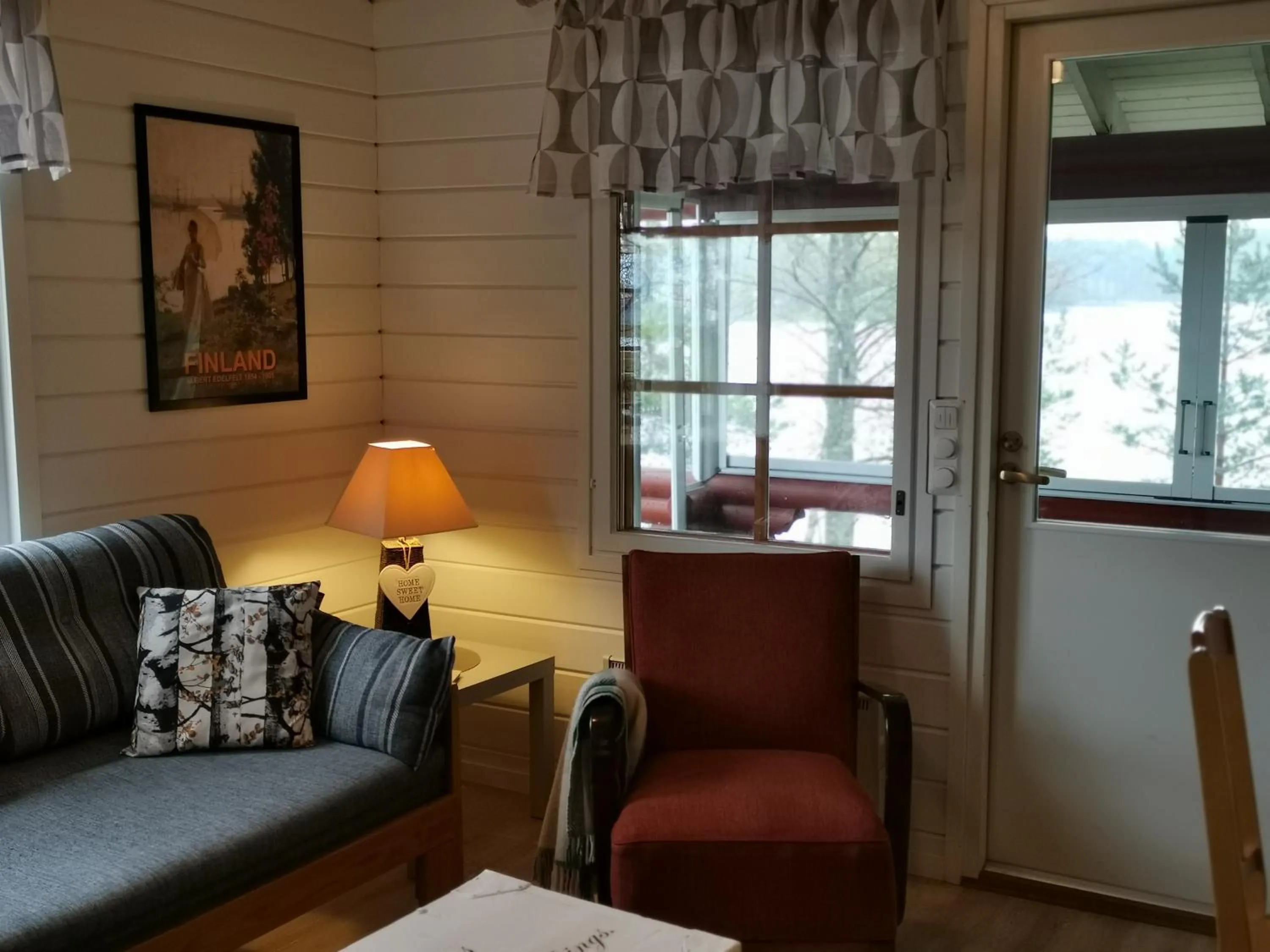 Seating area in Holiday Resort Harjun Portti