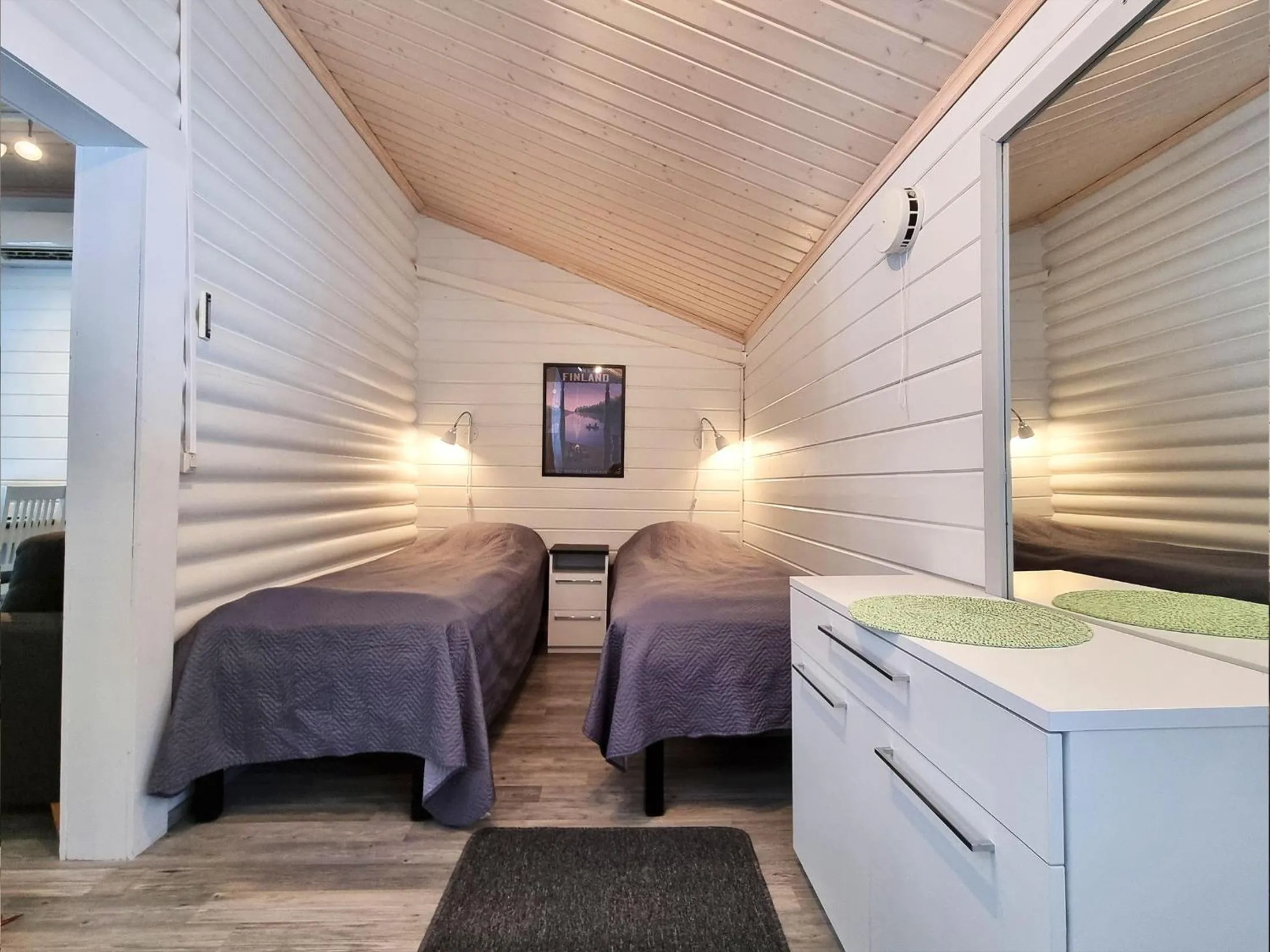 Decorative detail, Bed in Holiday Resort Harjun Portti