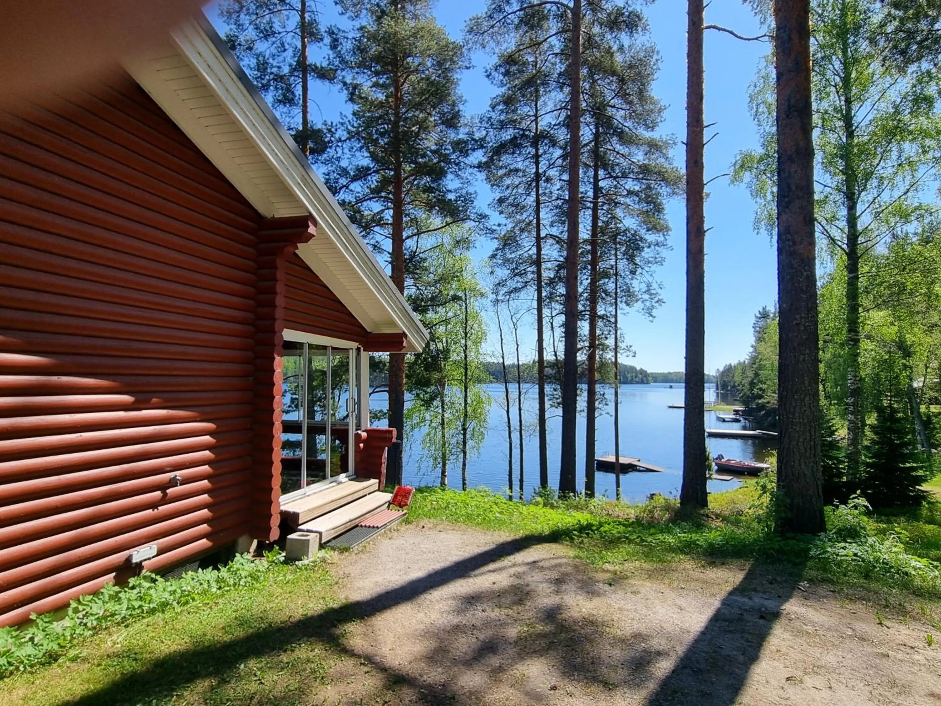 Lake view in Holiday Resort Harjun Portti