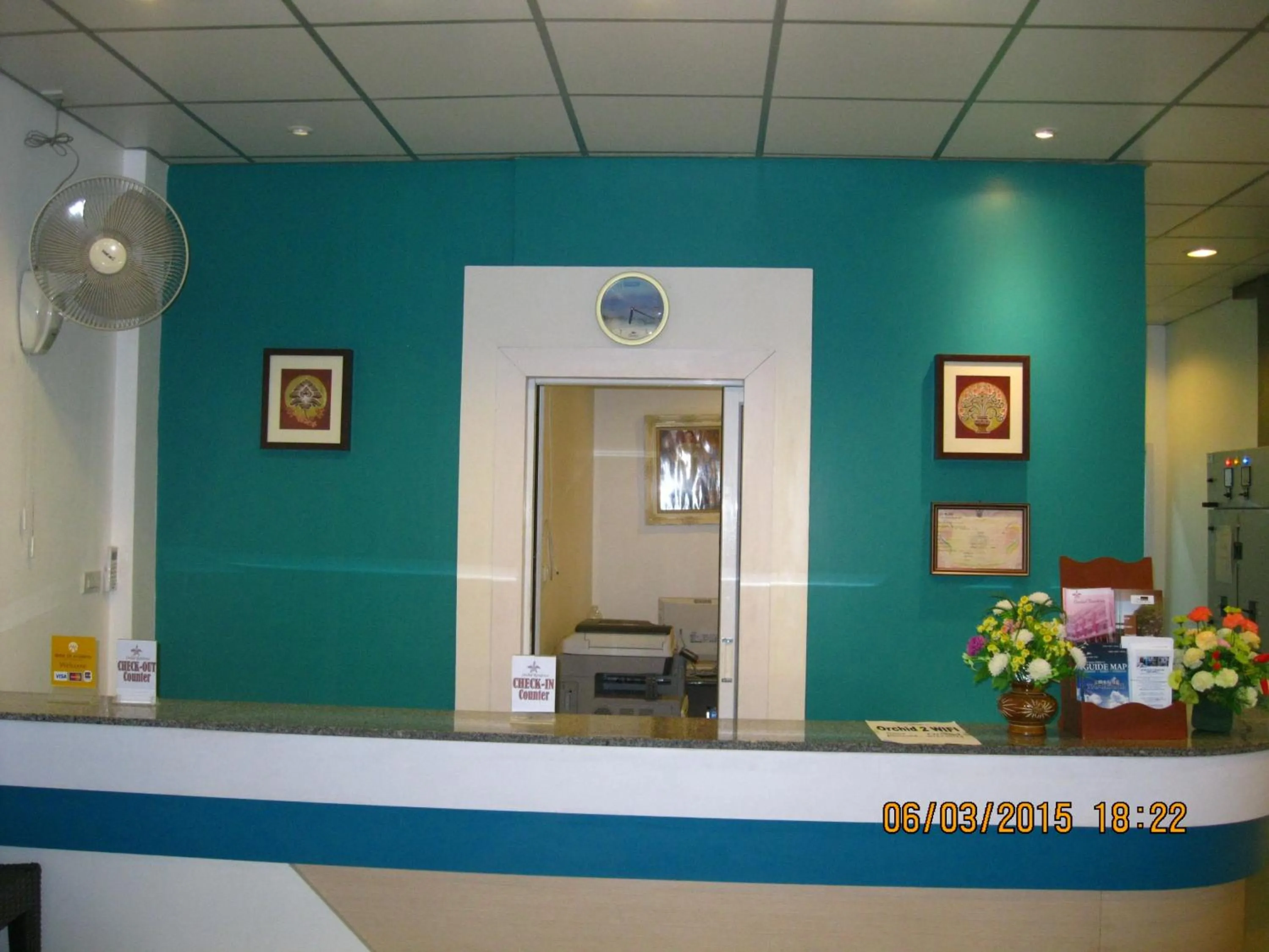 Lobby or reception in Orchid Residence Samui