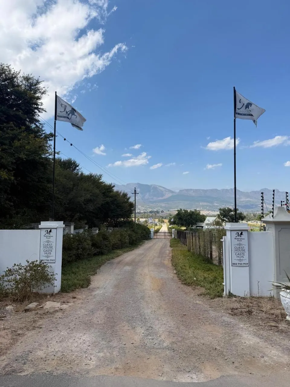Facade/entrance in Middelplaas Paarl Guesthouse