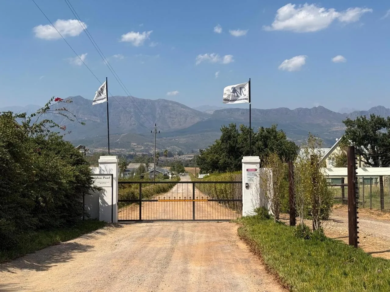 Facade/entrance in Middelplaas Paarl Guesthouse