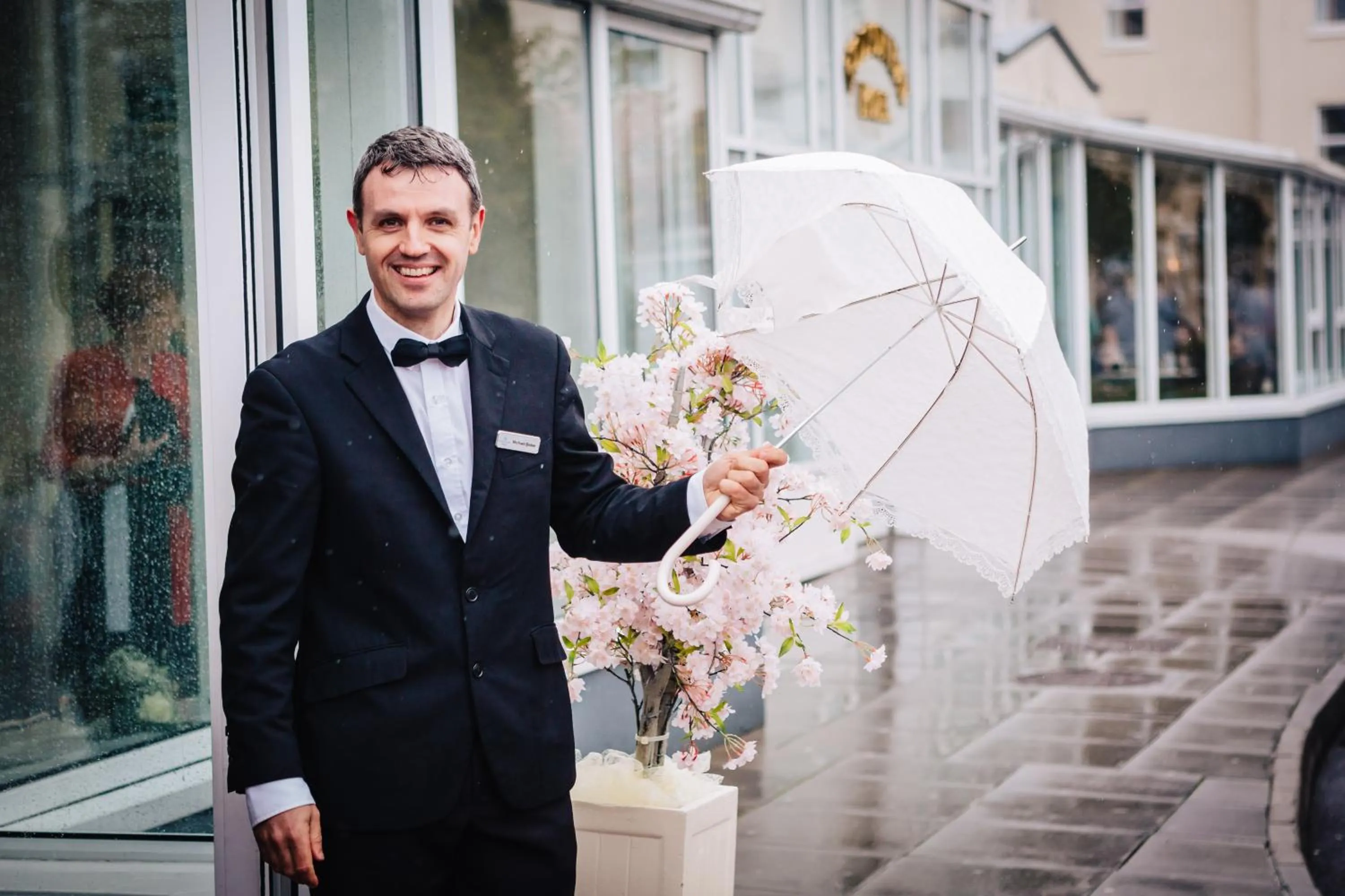 Staff in Hodson Bay Hotel
