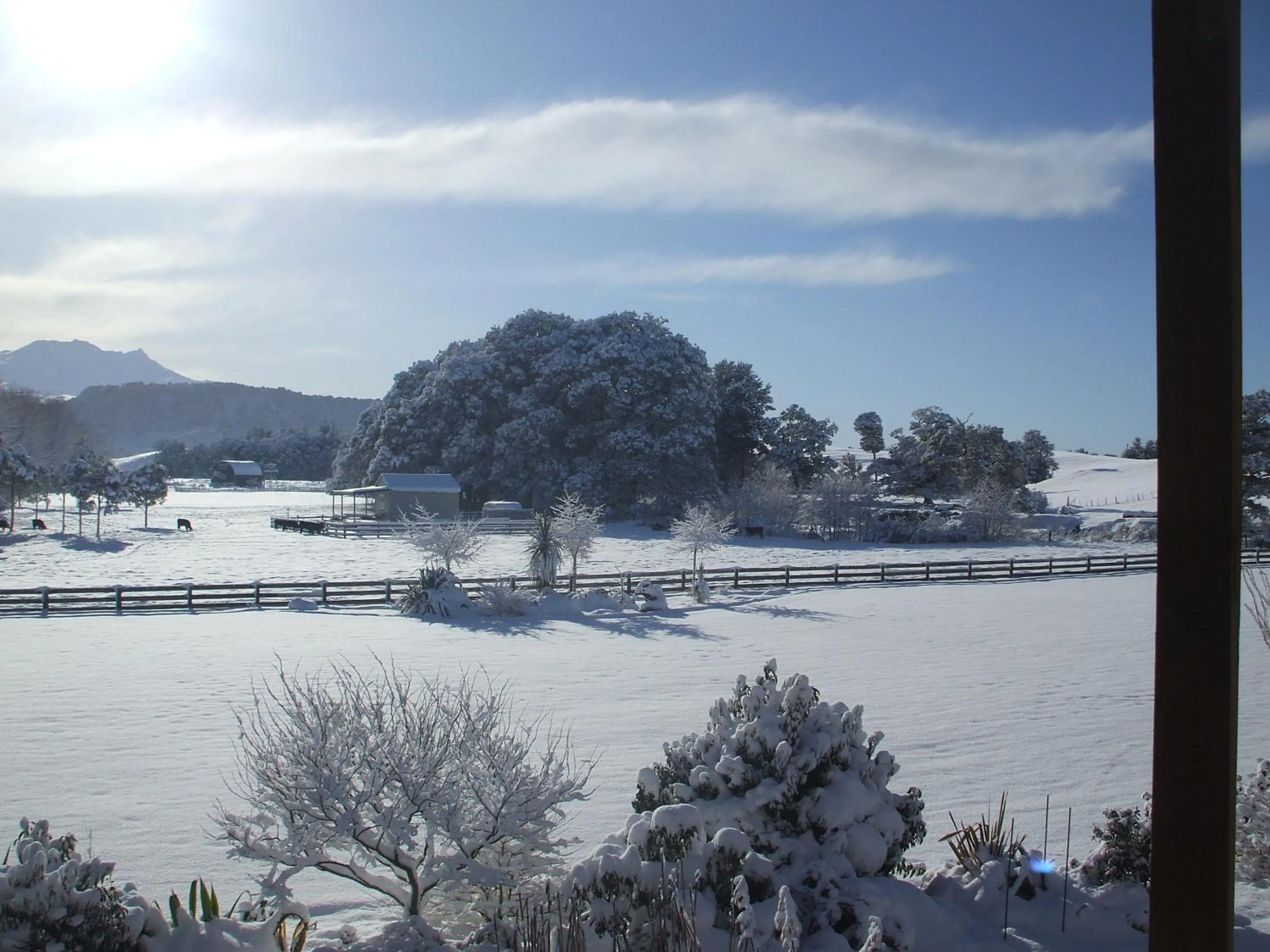 Winter in The River Lodge