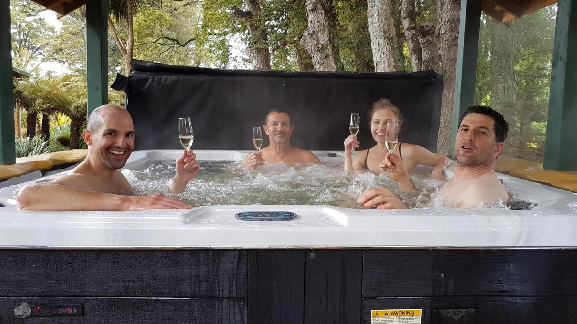 Hot Tub in The River Lodge