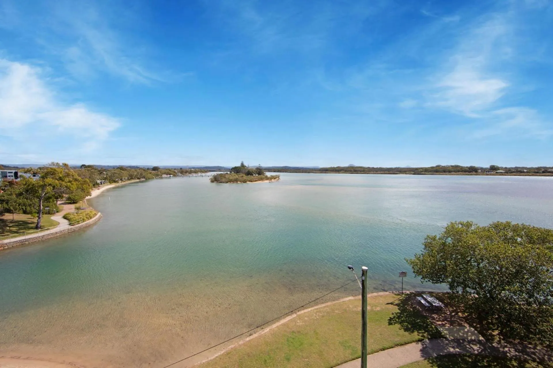River view in Reflections Holiday Apartments