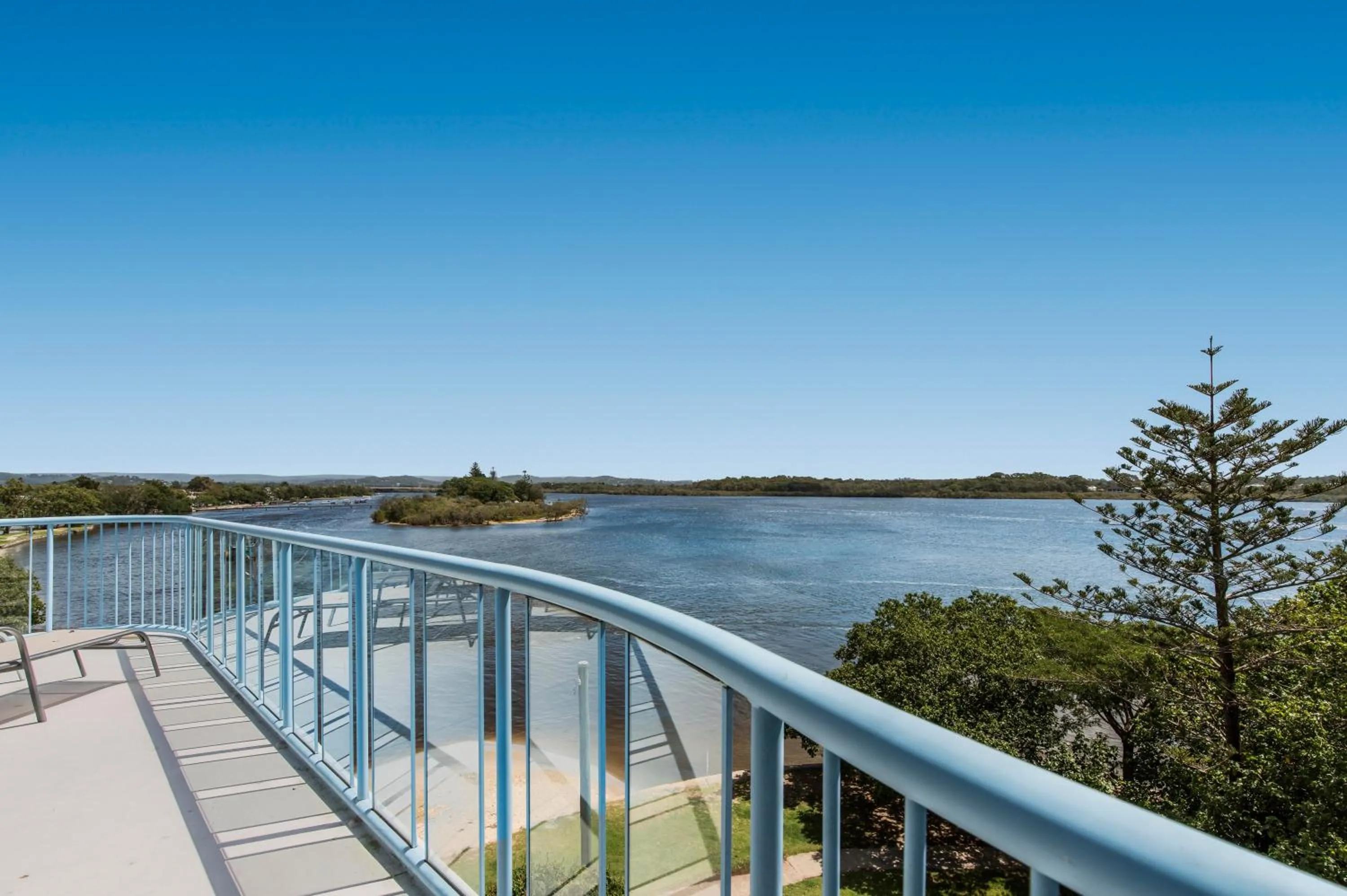 River view in Reflections Holiday Apartments