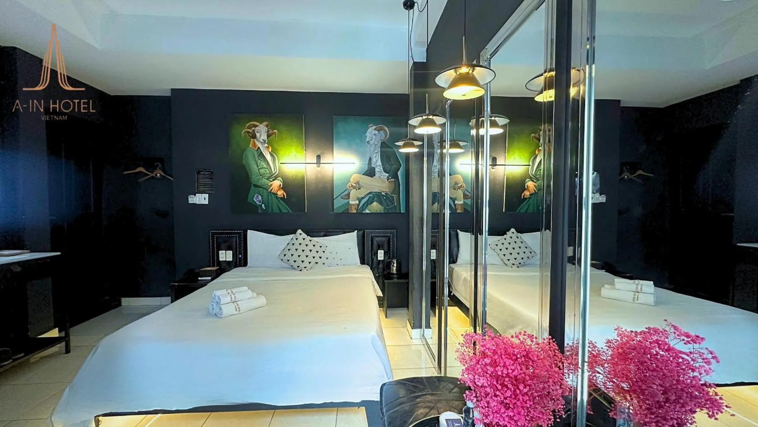 Bed in A In Hotel Glamour