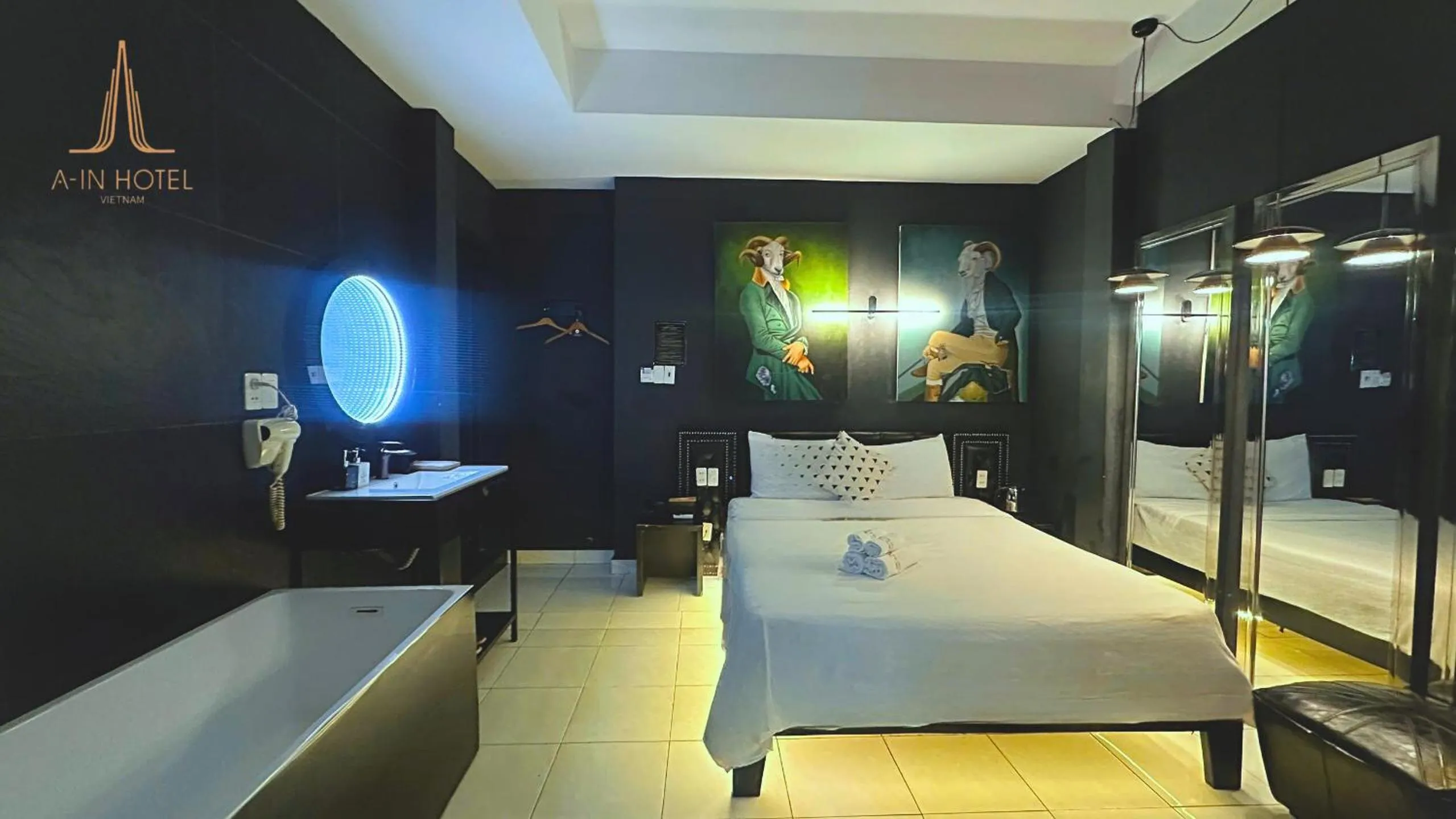 Bed in A In Hotel Glamour