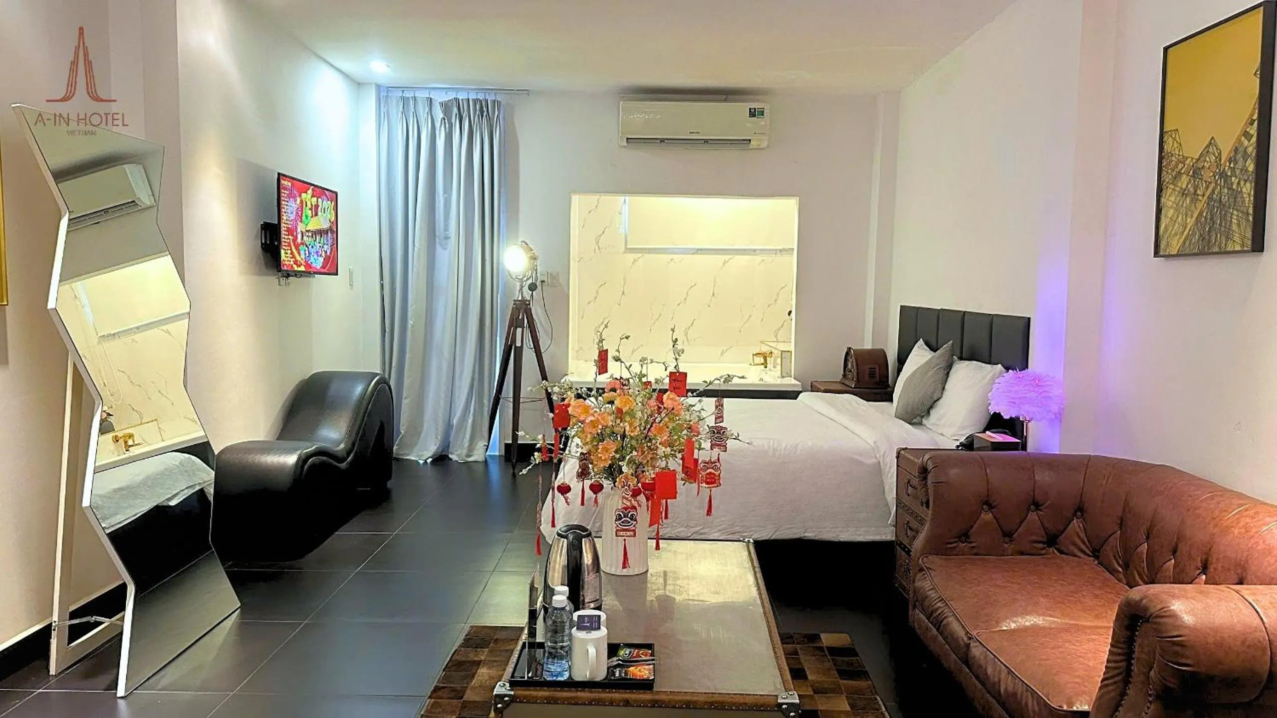 Bed in A In Hotel Glamour