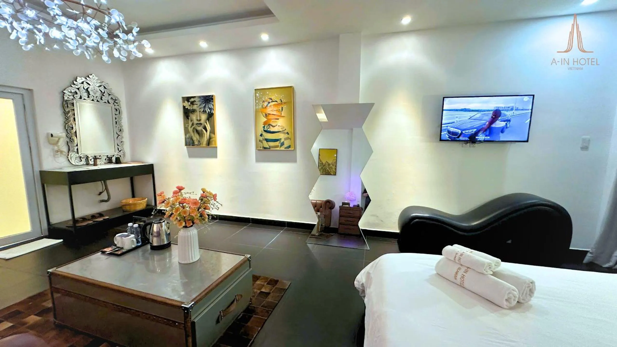 Bed in A In Hotel Glamour