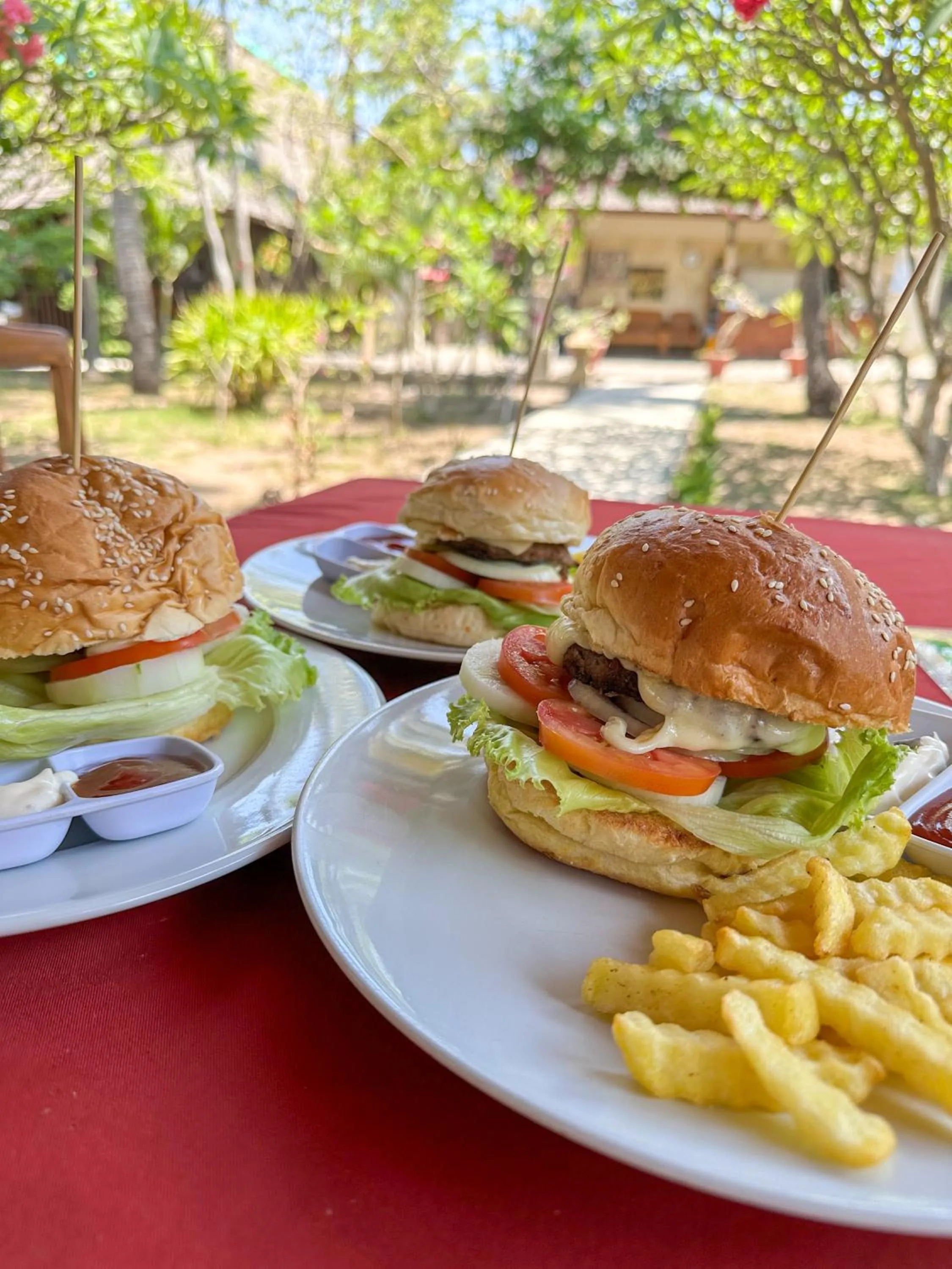 Food and drinks in Trawangan Oasis