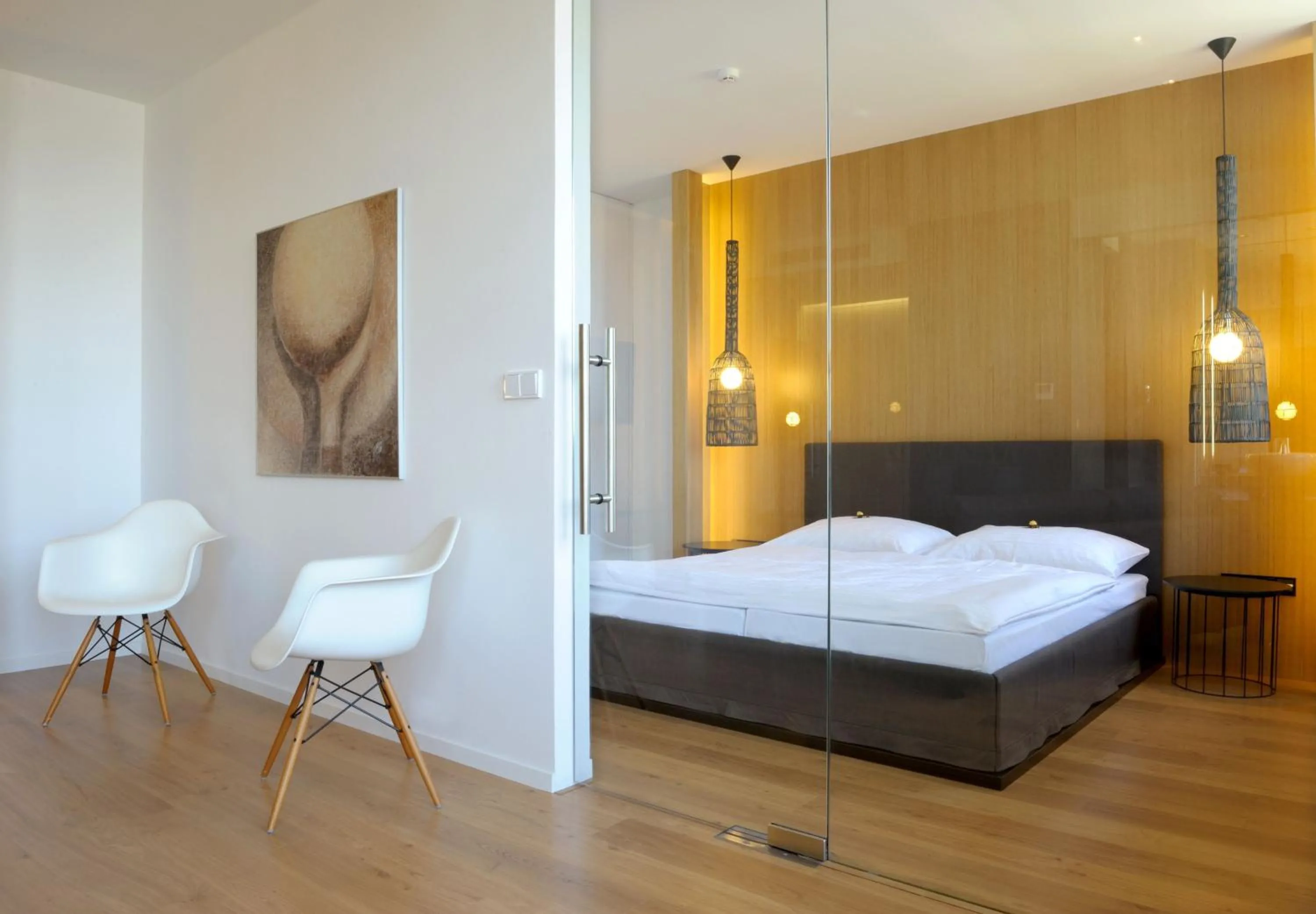 Bedroom, Bed in Hotel Tomášov