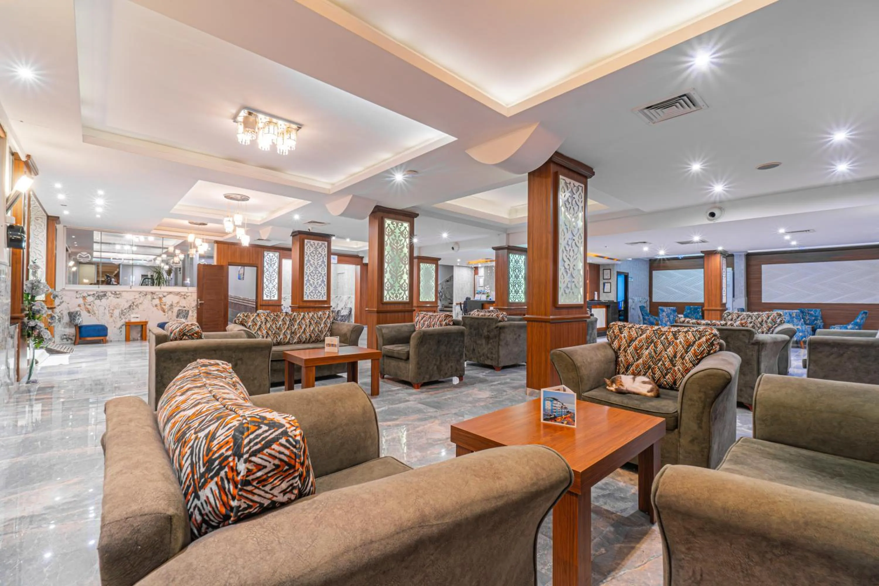 Lobby or reception in Mesut Hotel