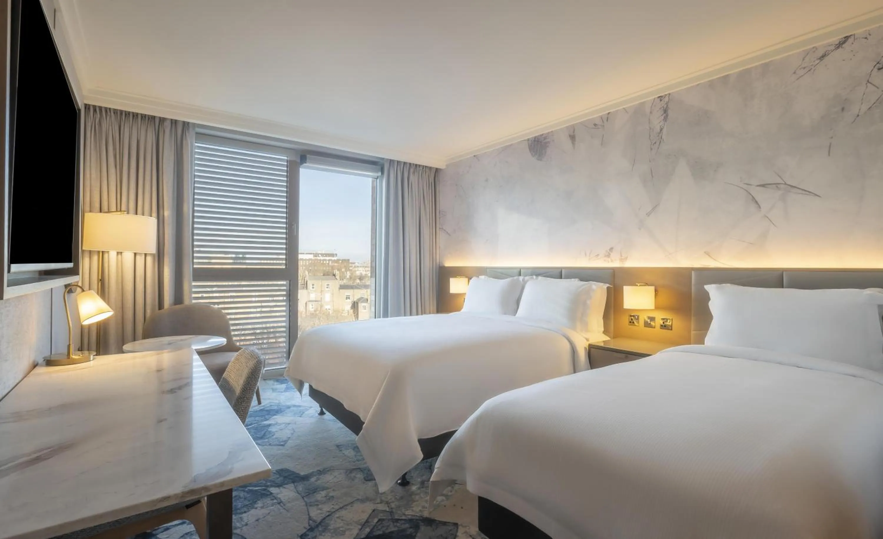 Bed in Hilton Dublin