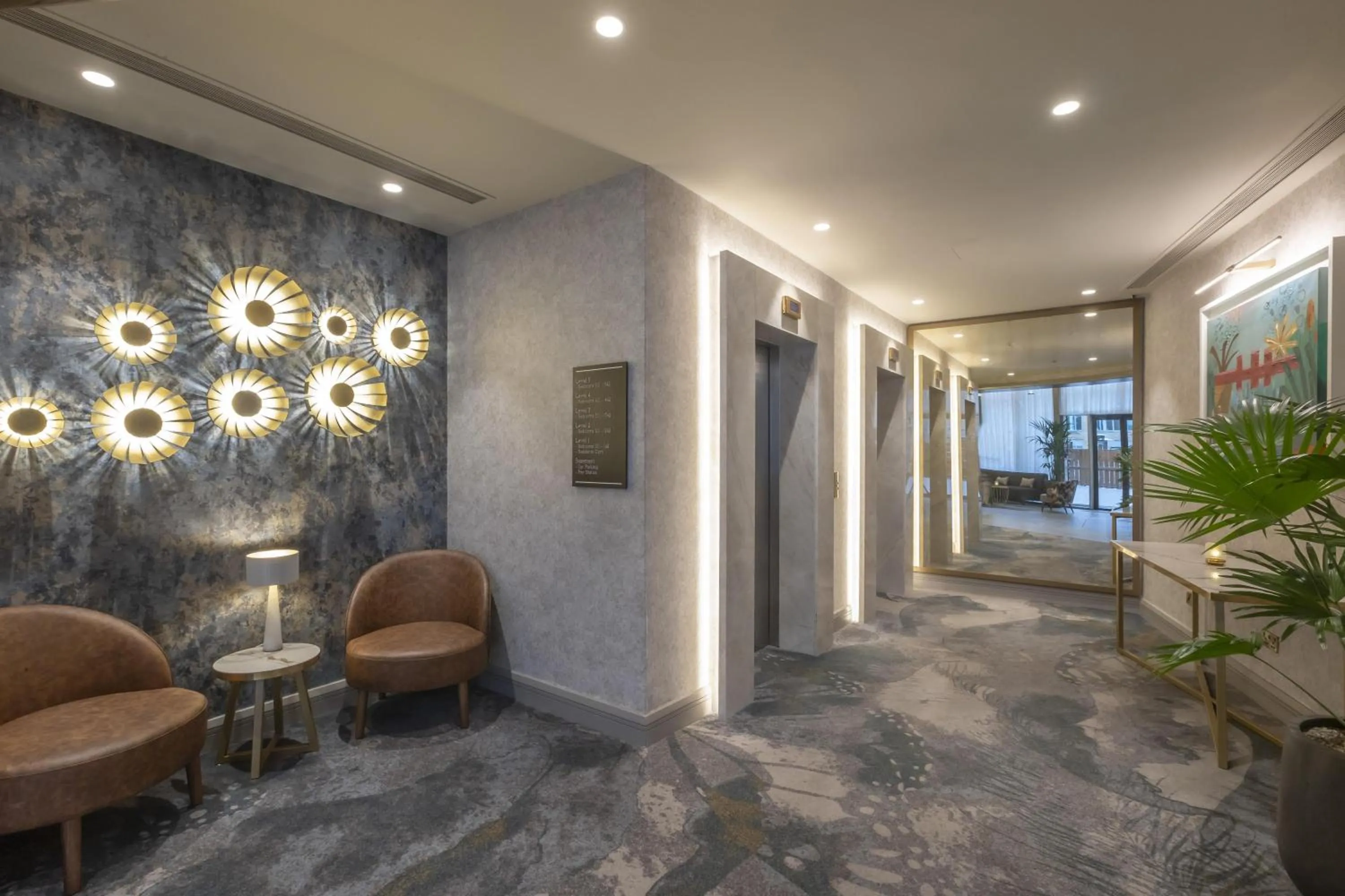 Lobby or reception in Hilton Dublin