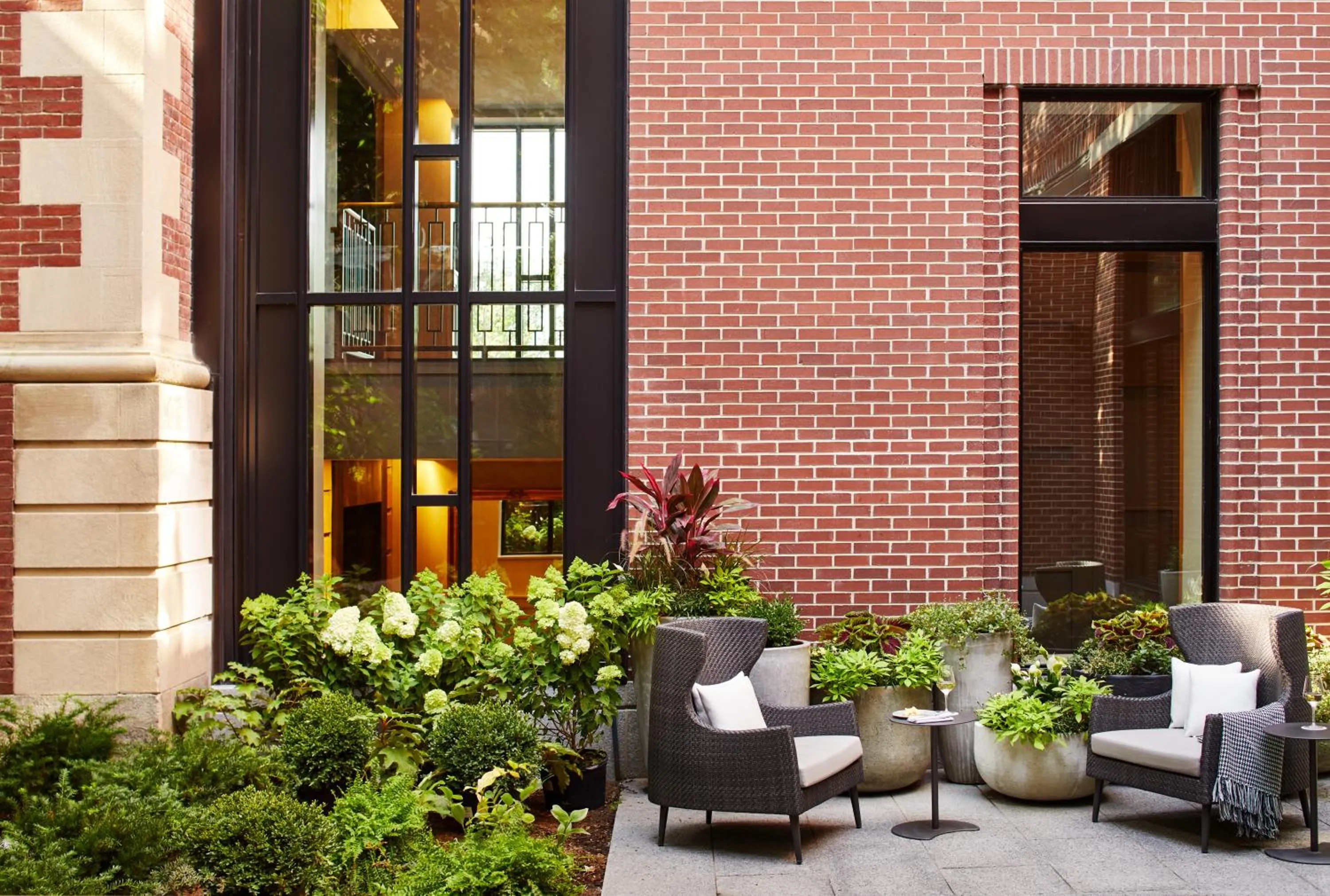 Patio in The Whitney Hotel Boston