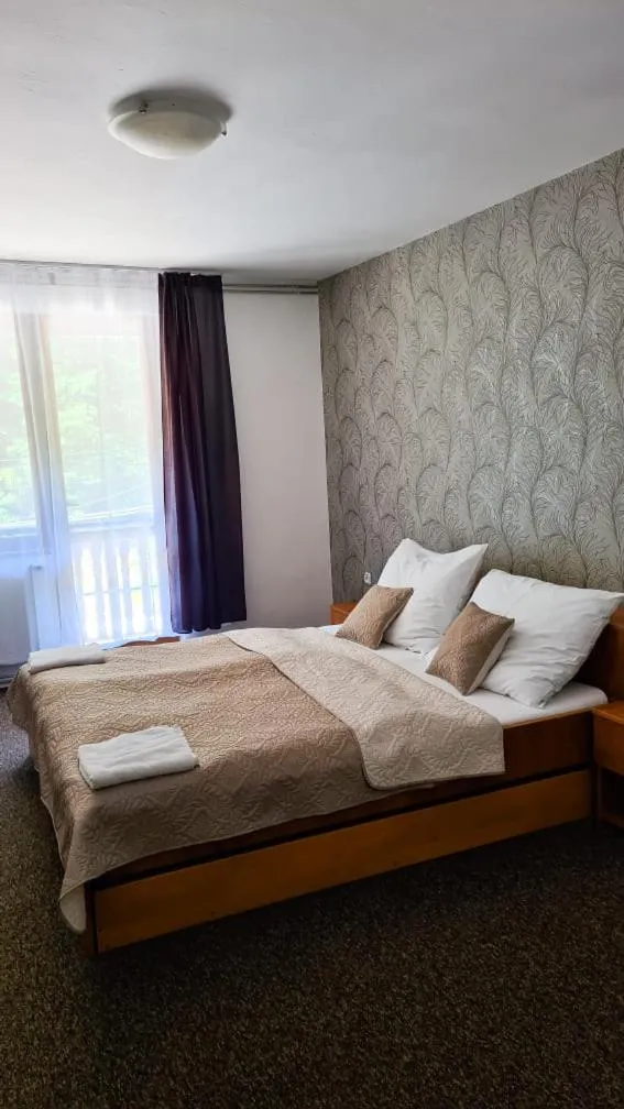 Bed in Horský hotel Eva
