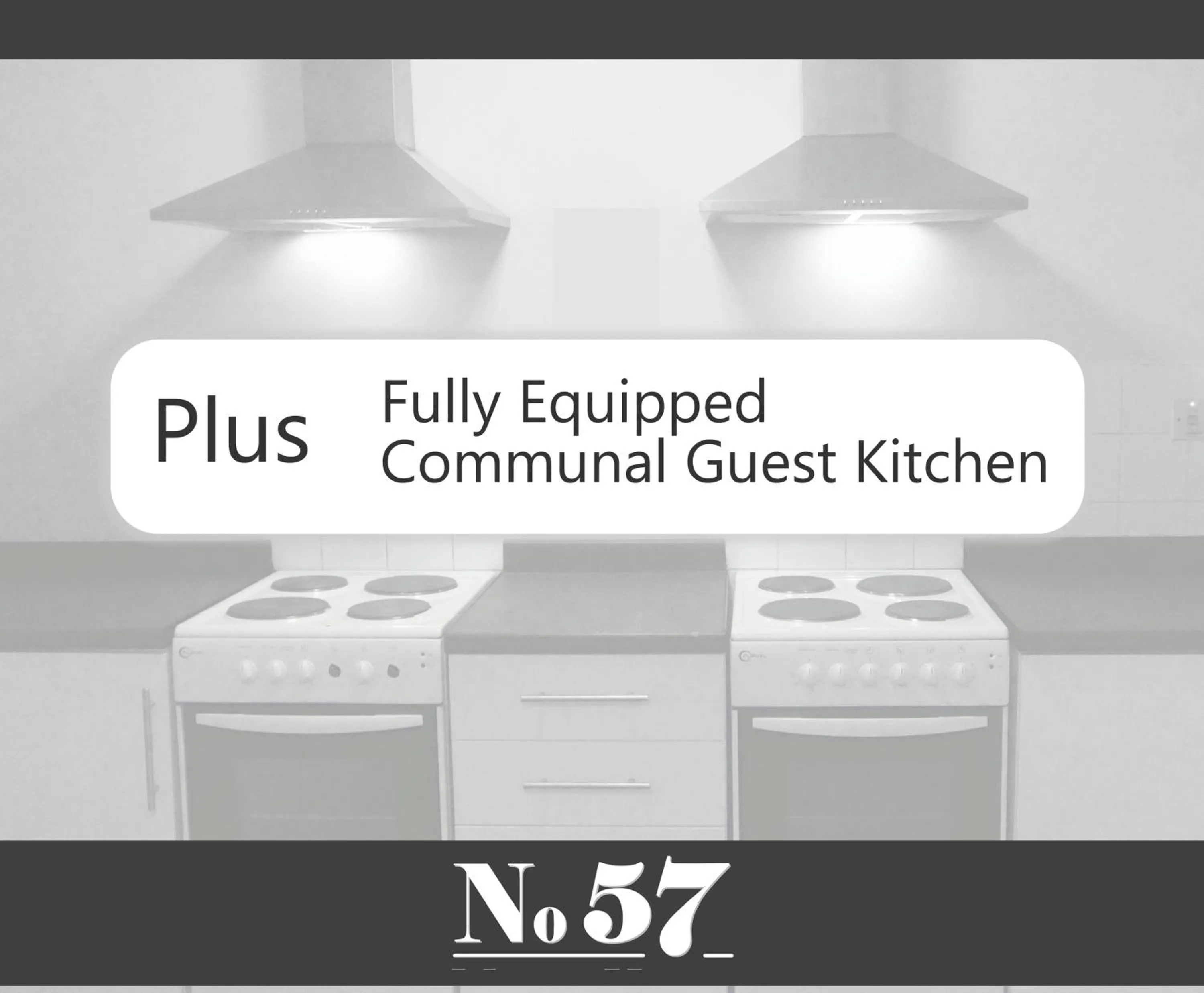 Communal kitchen in No57