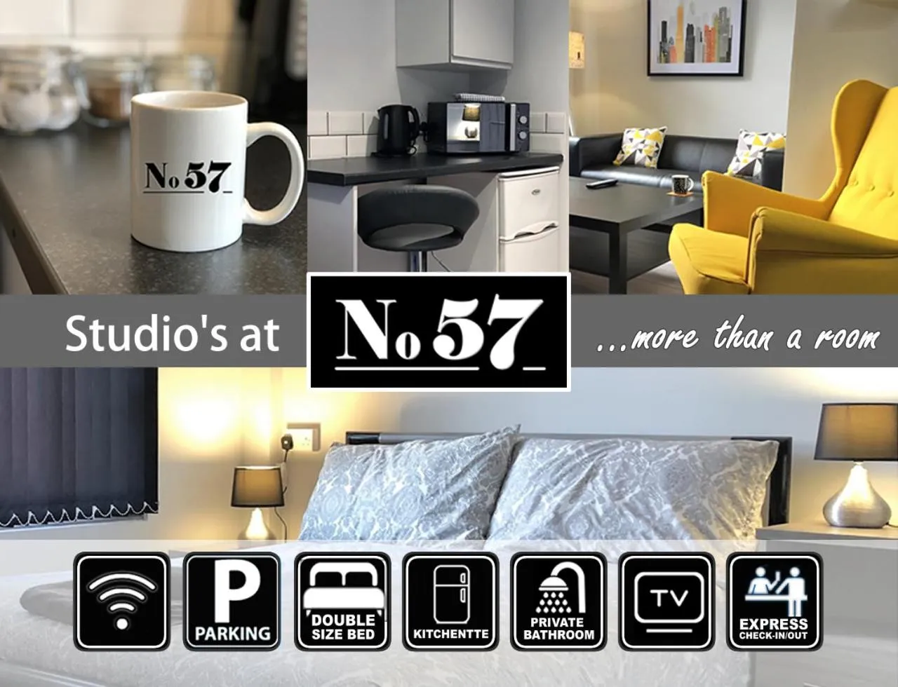 Communal lounge/ TV room in No57