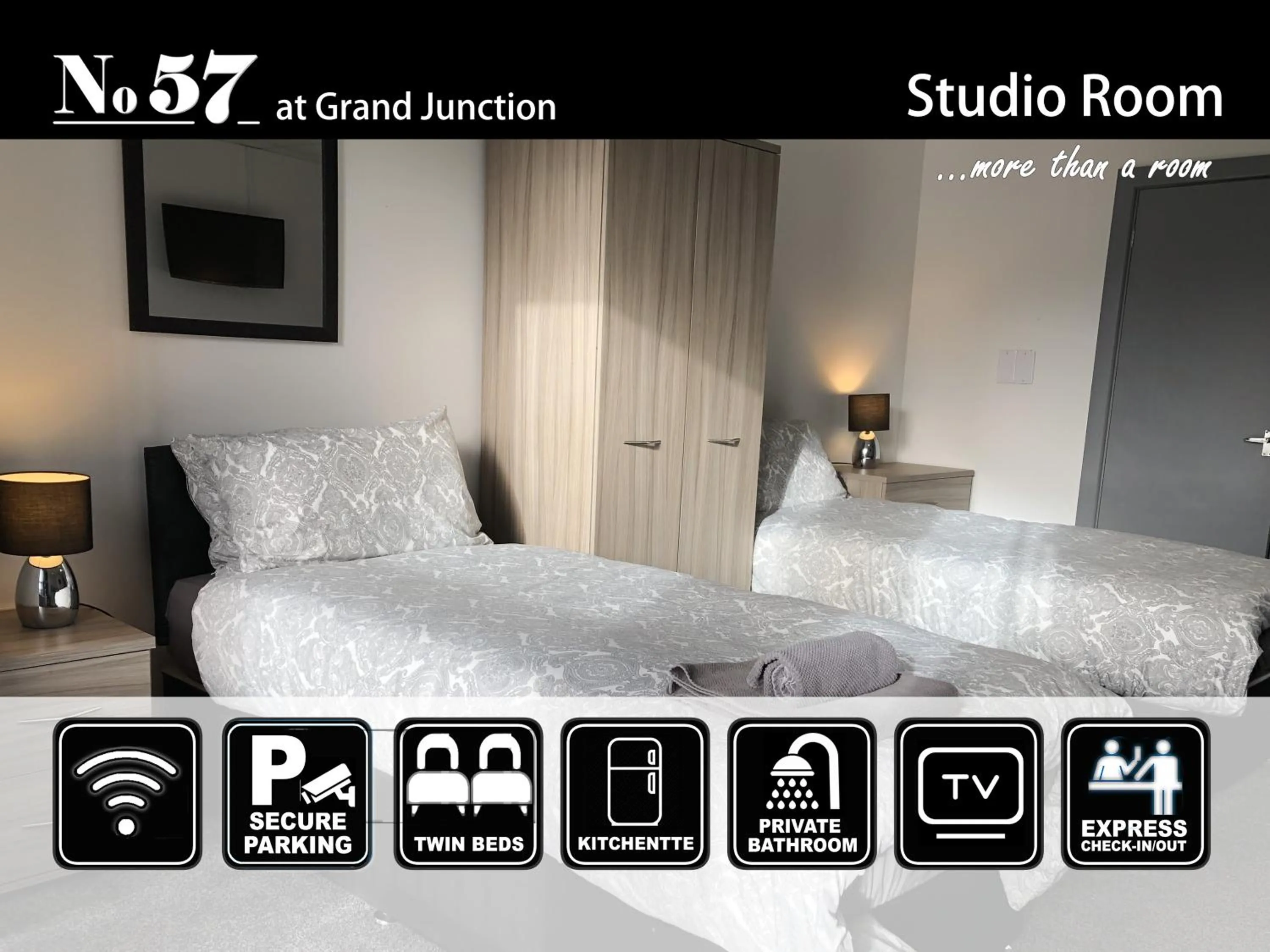 Bedroom, Bed in No57