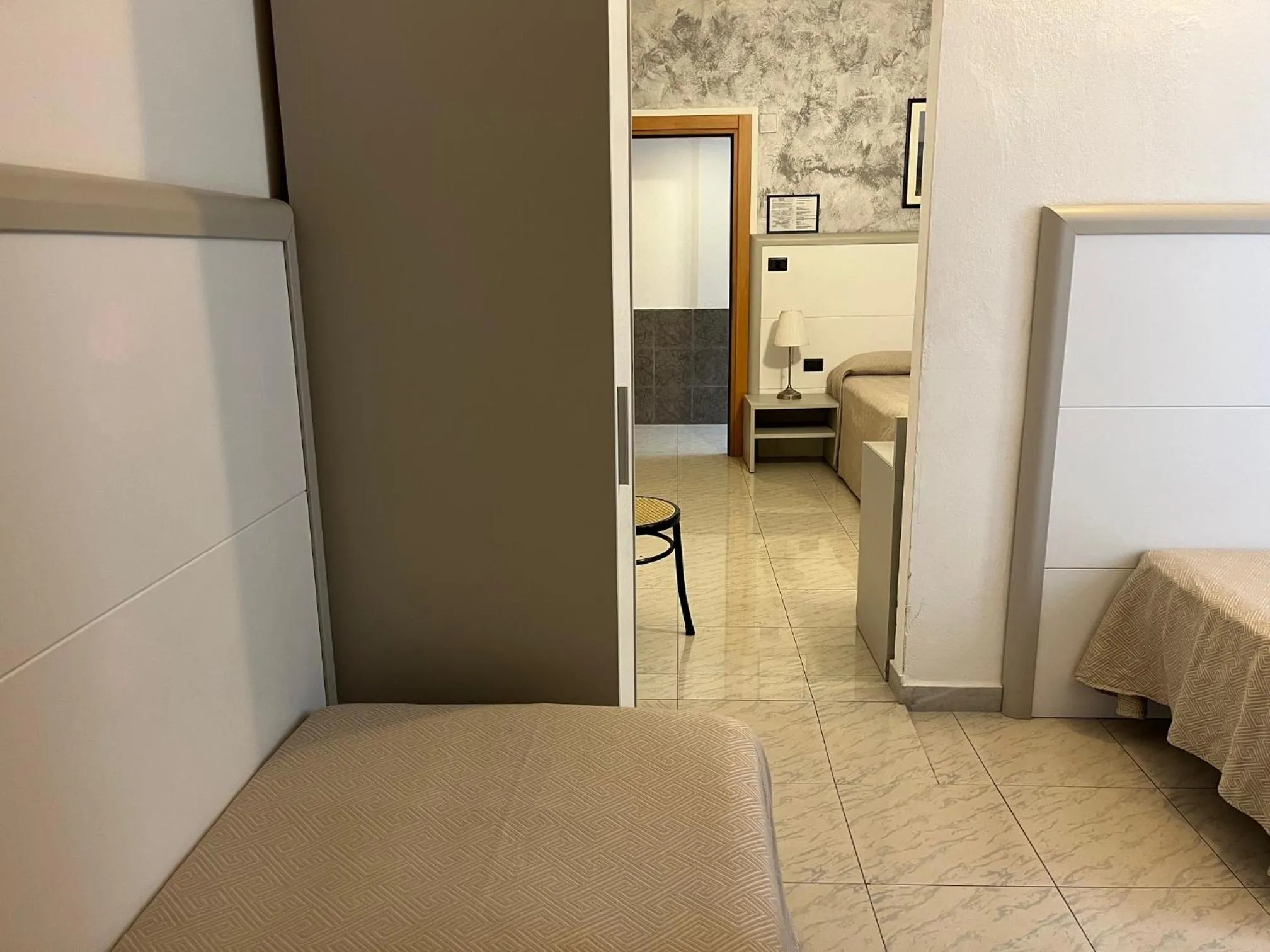 Bed in Hotel Marina