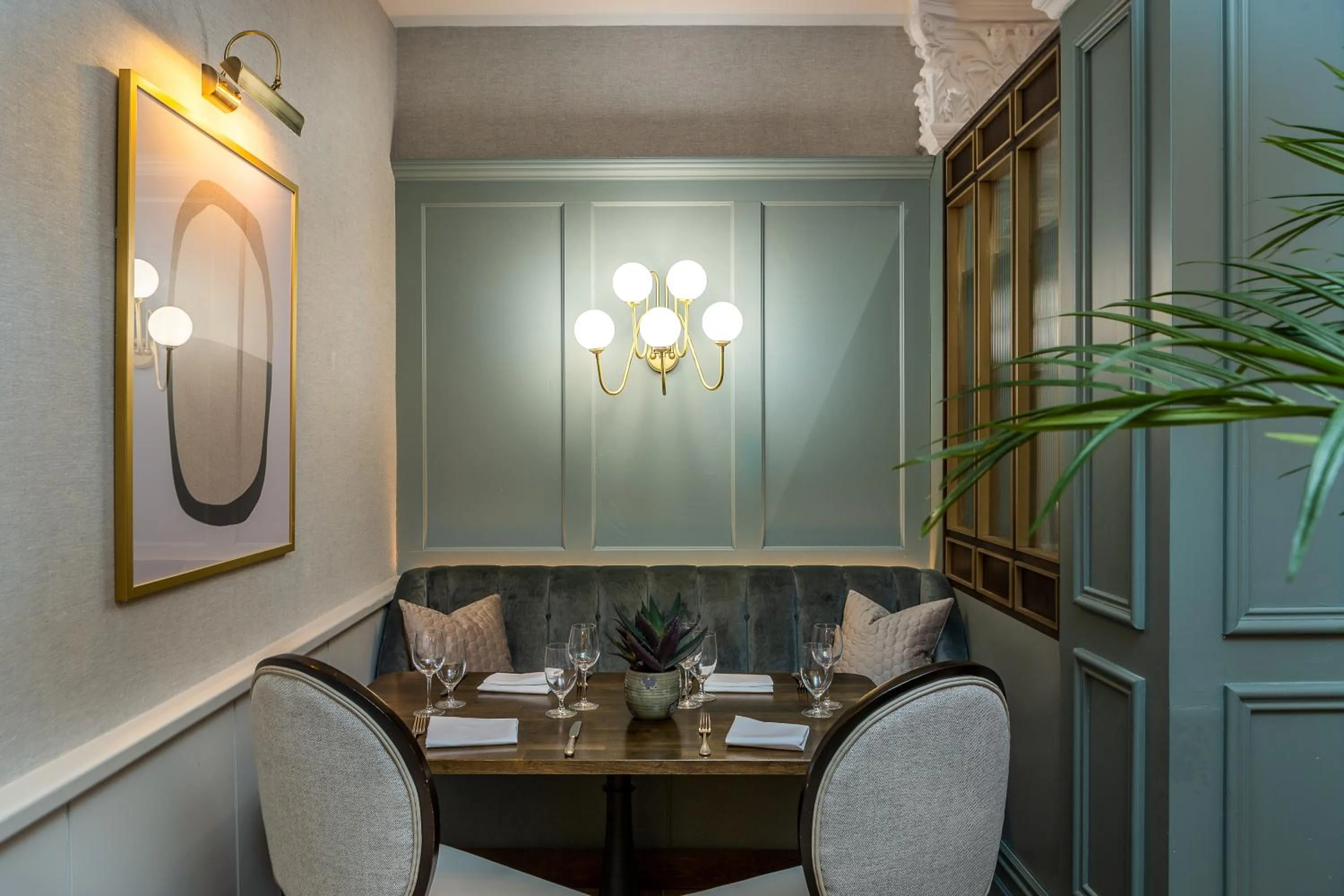 Dining area in The Heritage