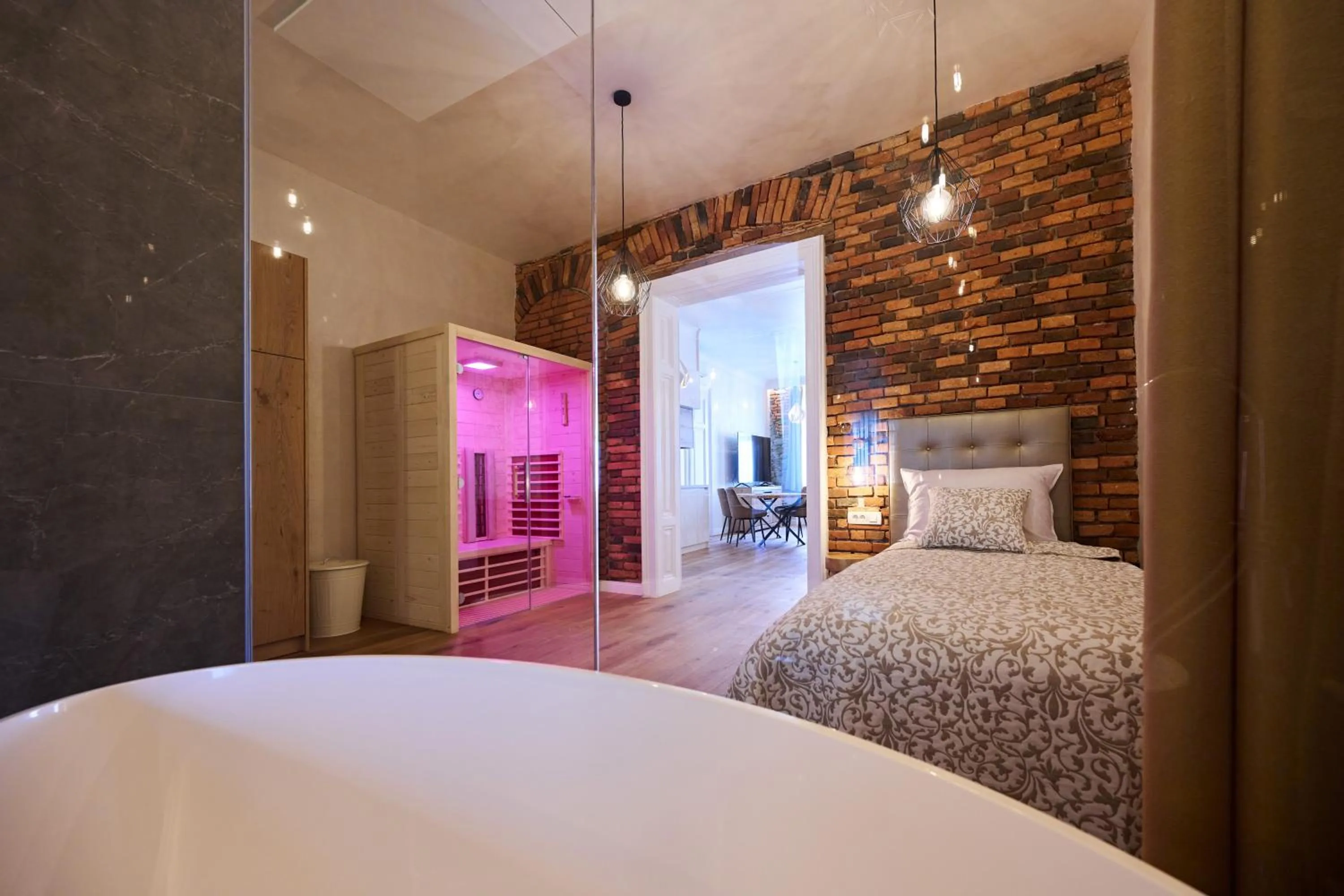 Bed in Hiša Ančka, Boutique Hotel & Maja Rooms