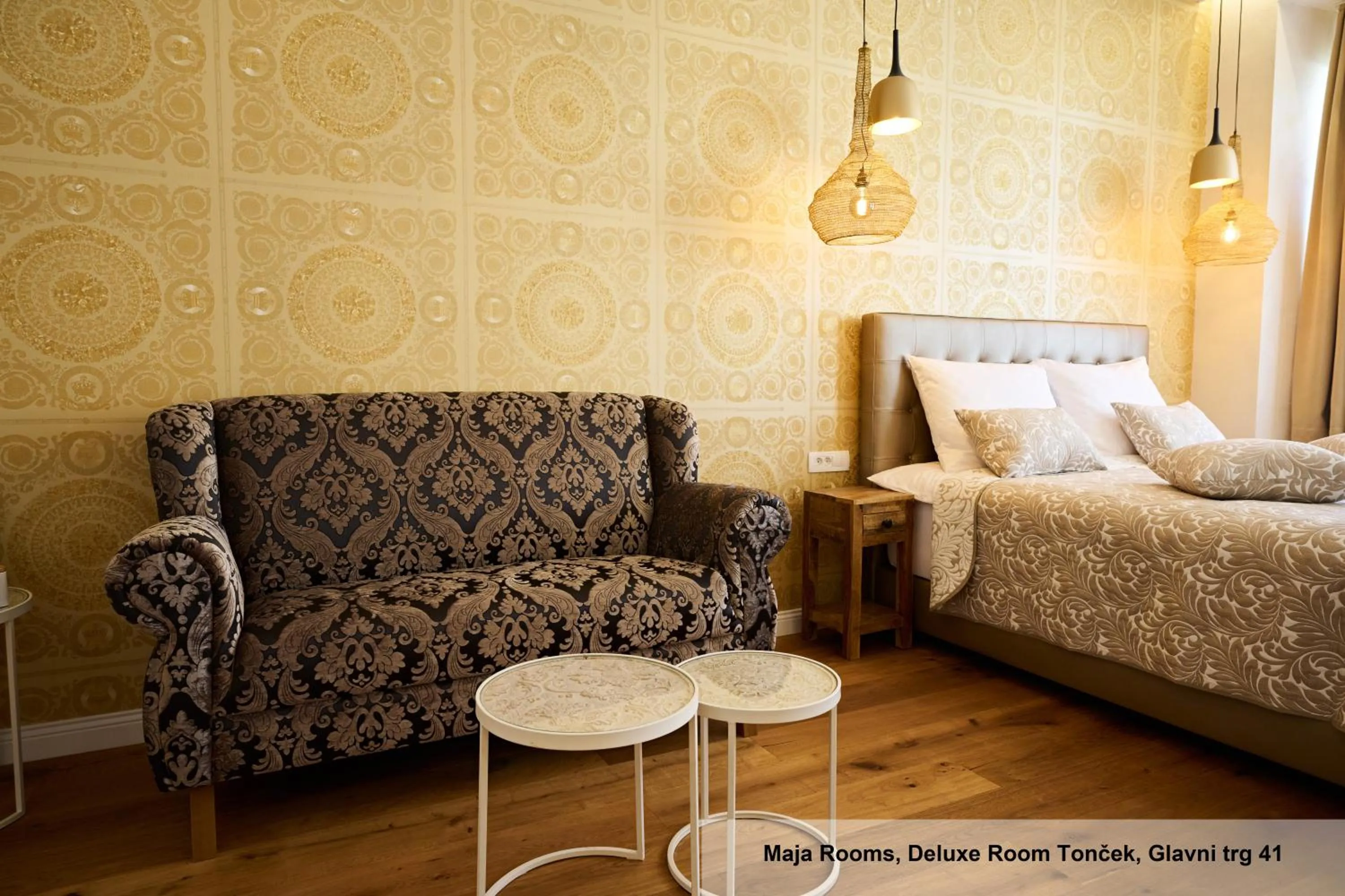 Seating area, Bed in Hiša Ančka, Boutique Hotel & Maja Rooms