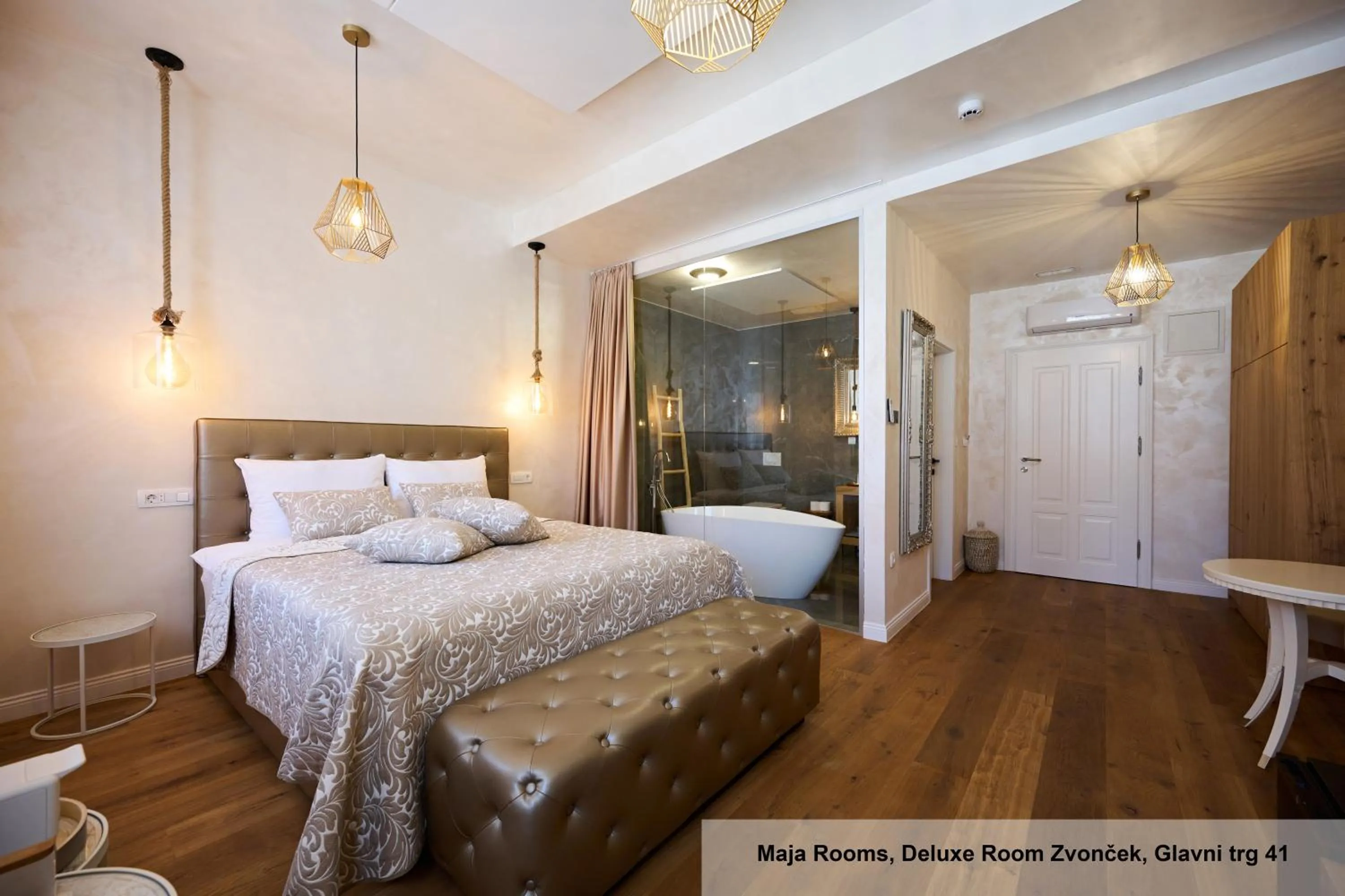 Bed in Hiša Ančka, Boutique Hotel & Maja Rooms